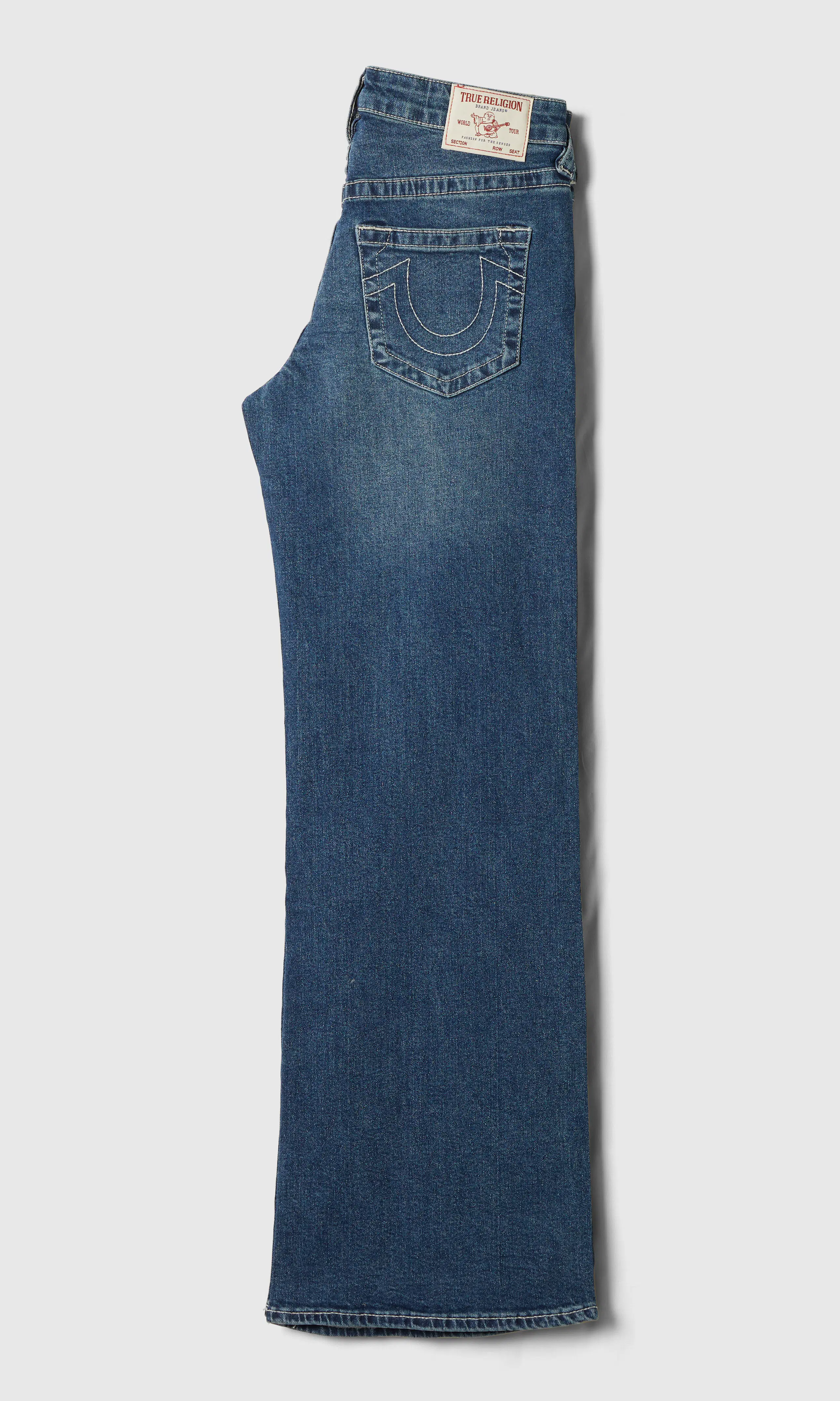 Bobbi Baggy Jeans. Back. Flat.