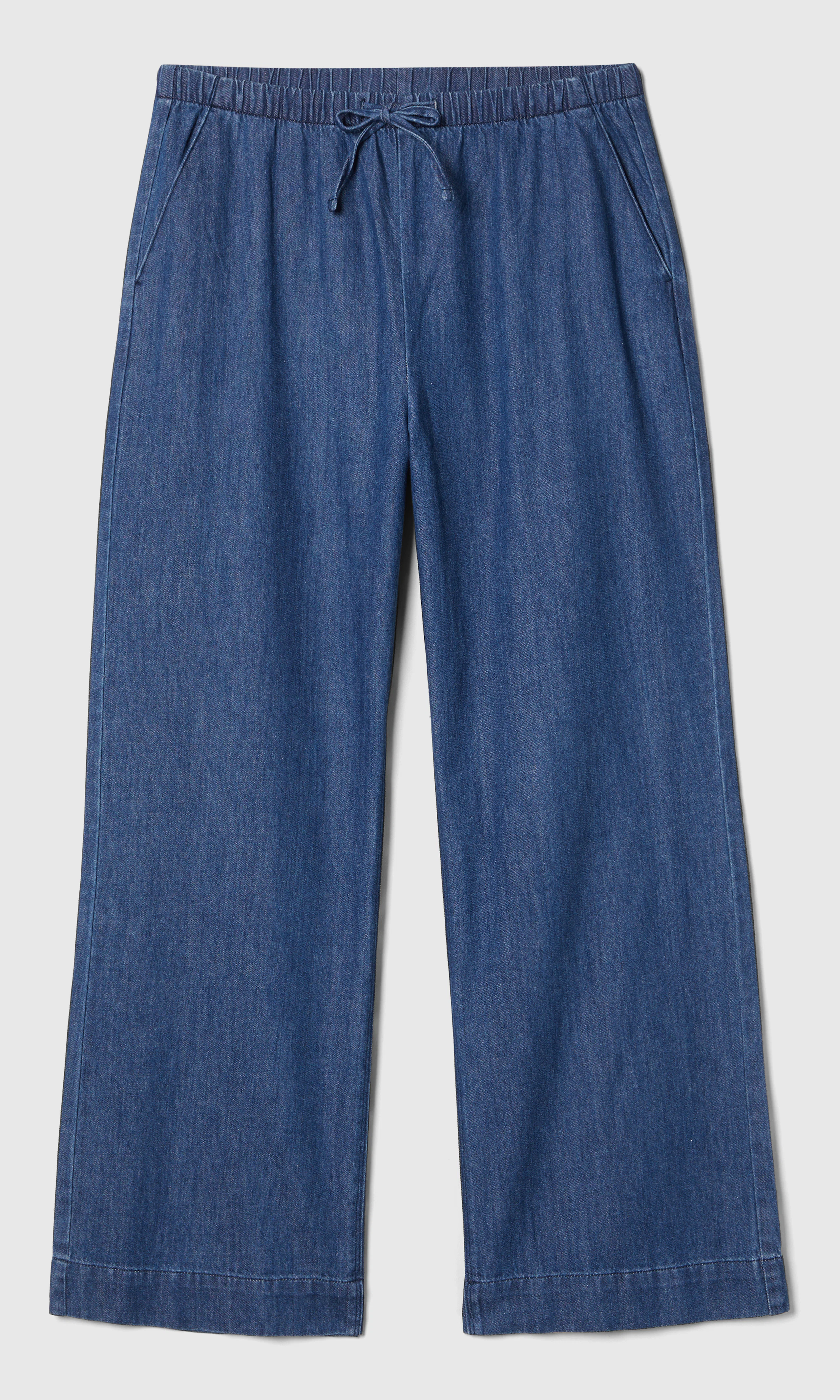 Cora Denim Housut. Front. Flat.
