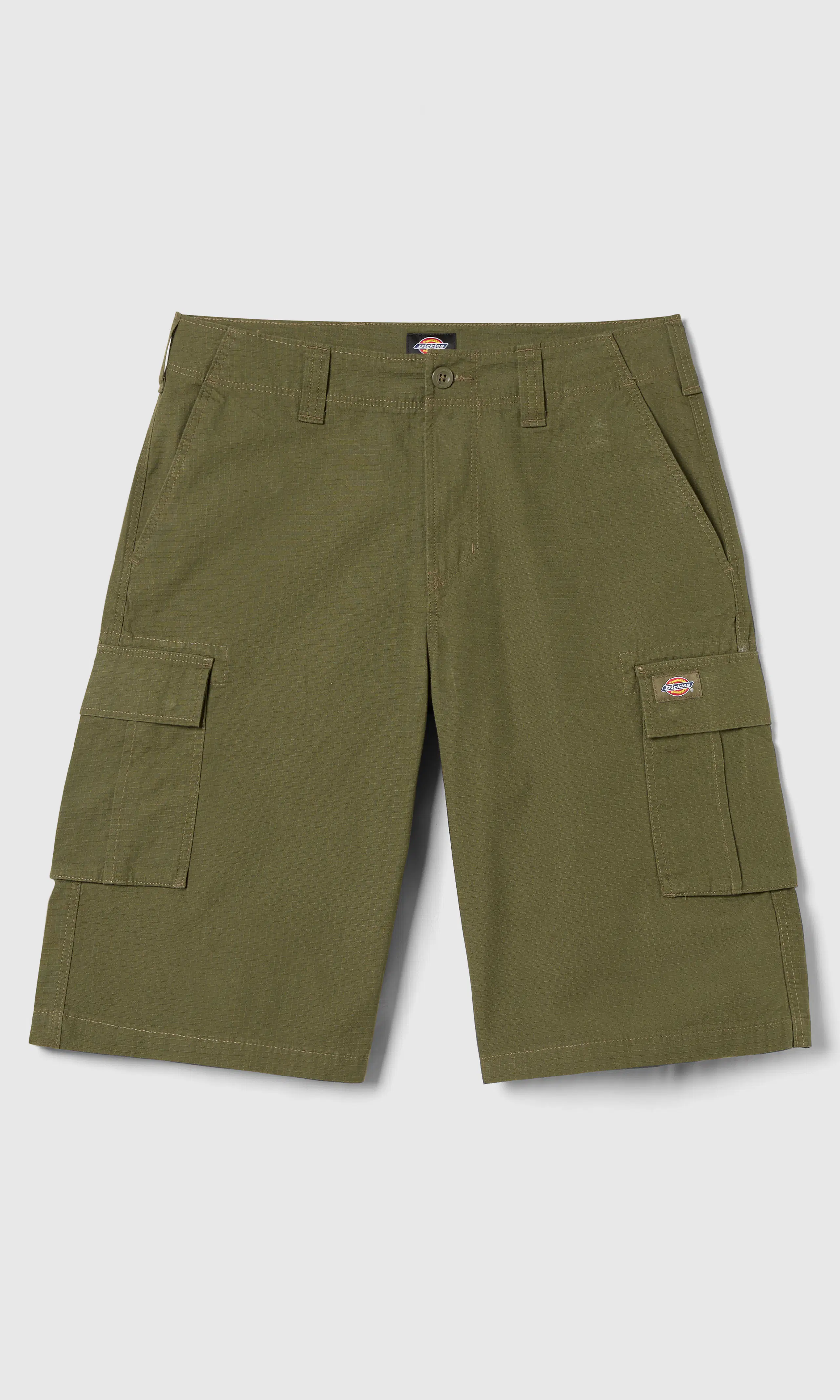 Eagle Bend Gröna Shorts. Front. Flat.