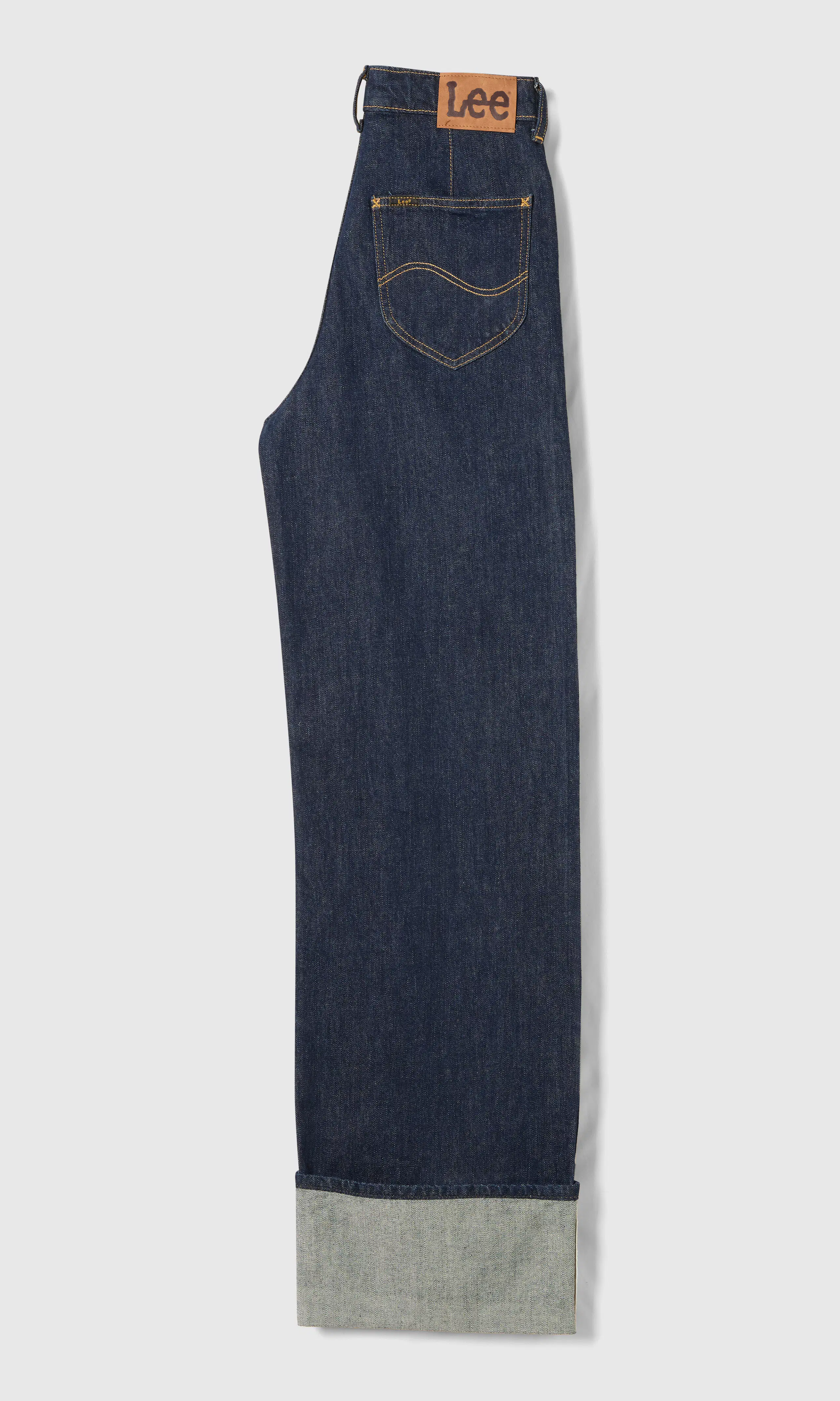 Stella Mörkblå Jeans. Back. Flat.