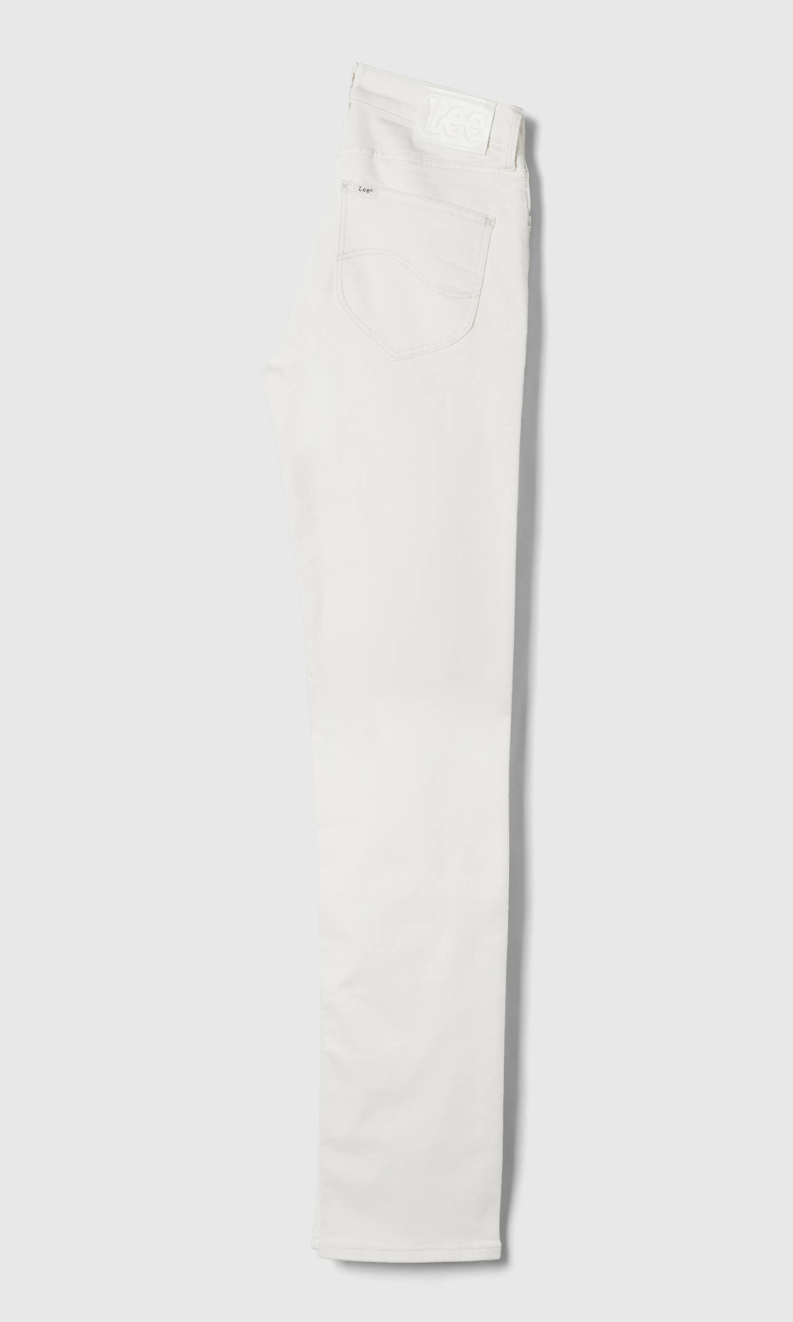 Marion Straight Vita Jeans. Back. Flat.