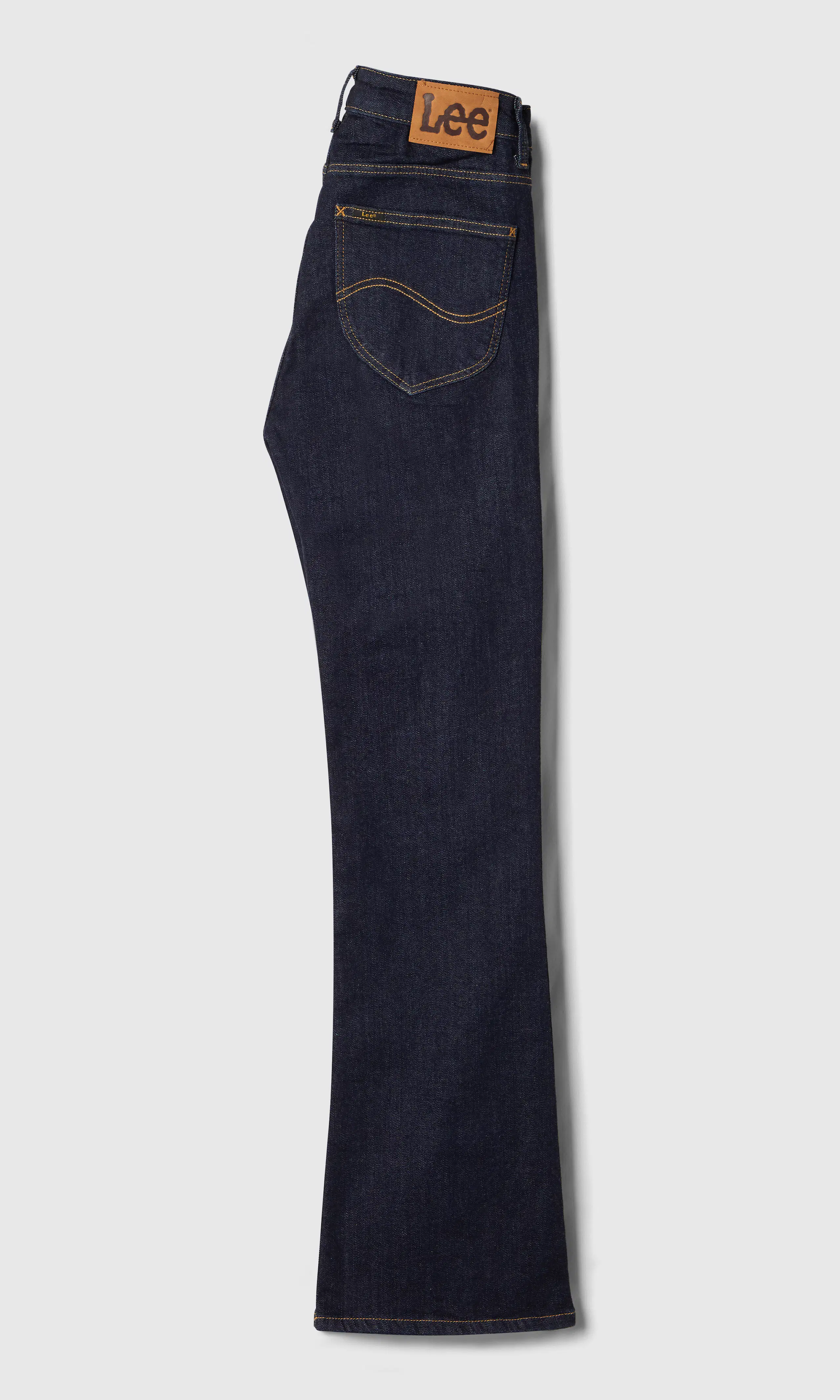 Breese Boot Mörkblå Jeans. Back. Flat.