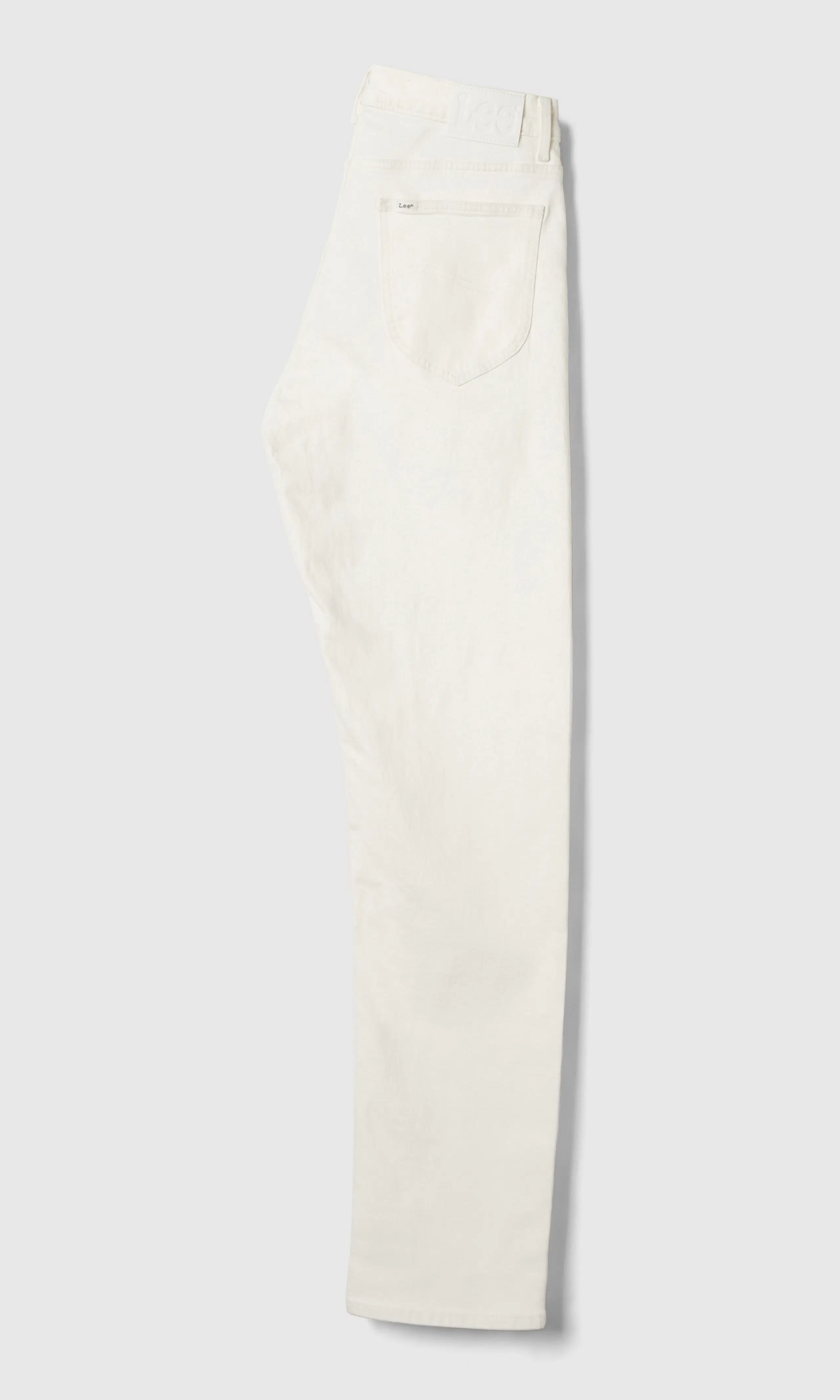 Haden Selvedge Vita Jeans. Back. Flat.
