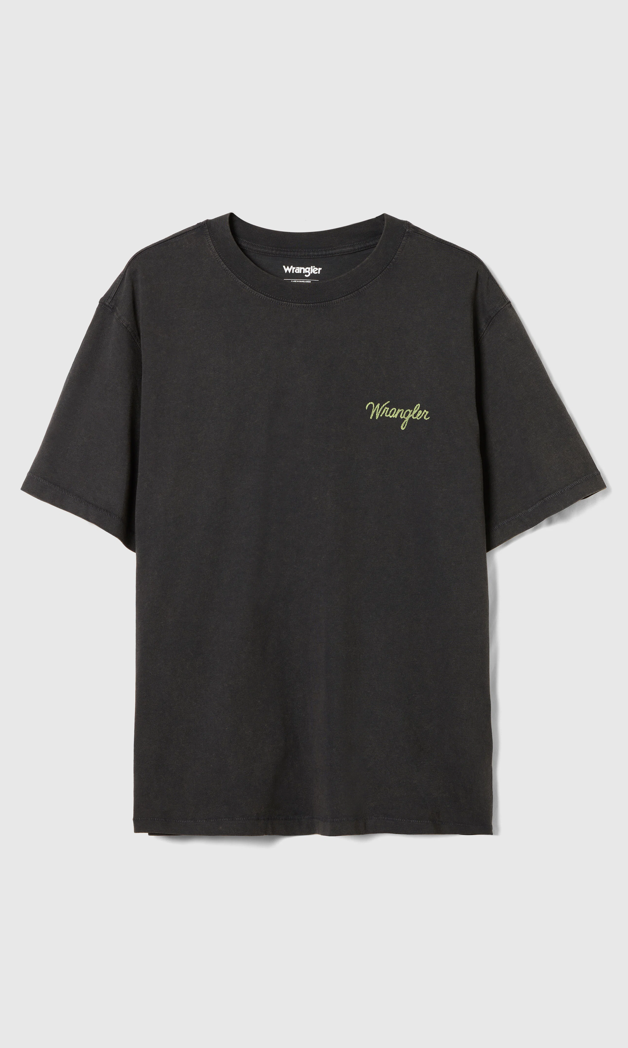 Relaxed Graphic Tee Svart T-Skjorte. Front. Flat.
