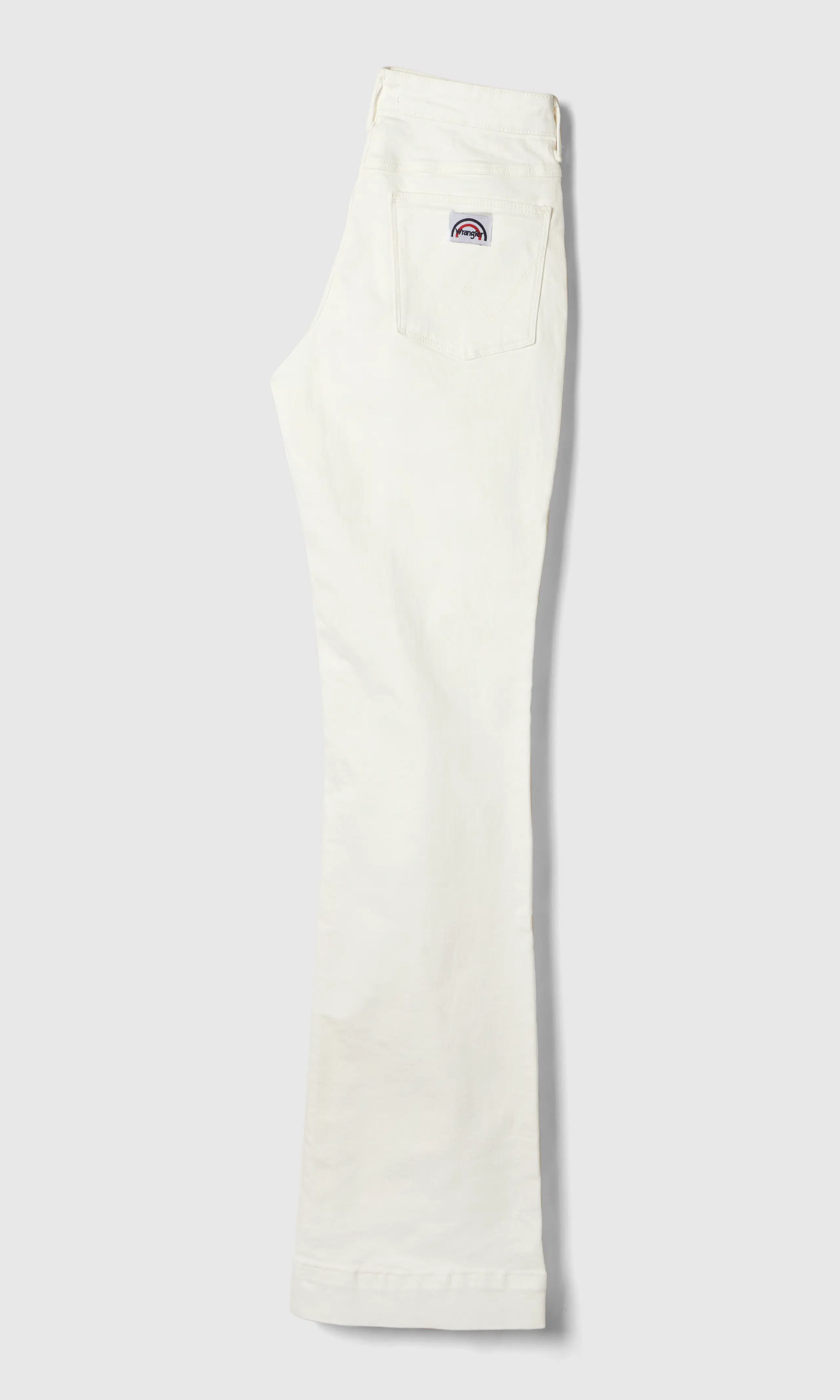 Flare Lightweight Vita Jeans. Back. Flat.