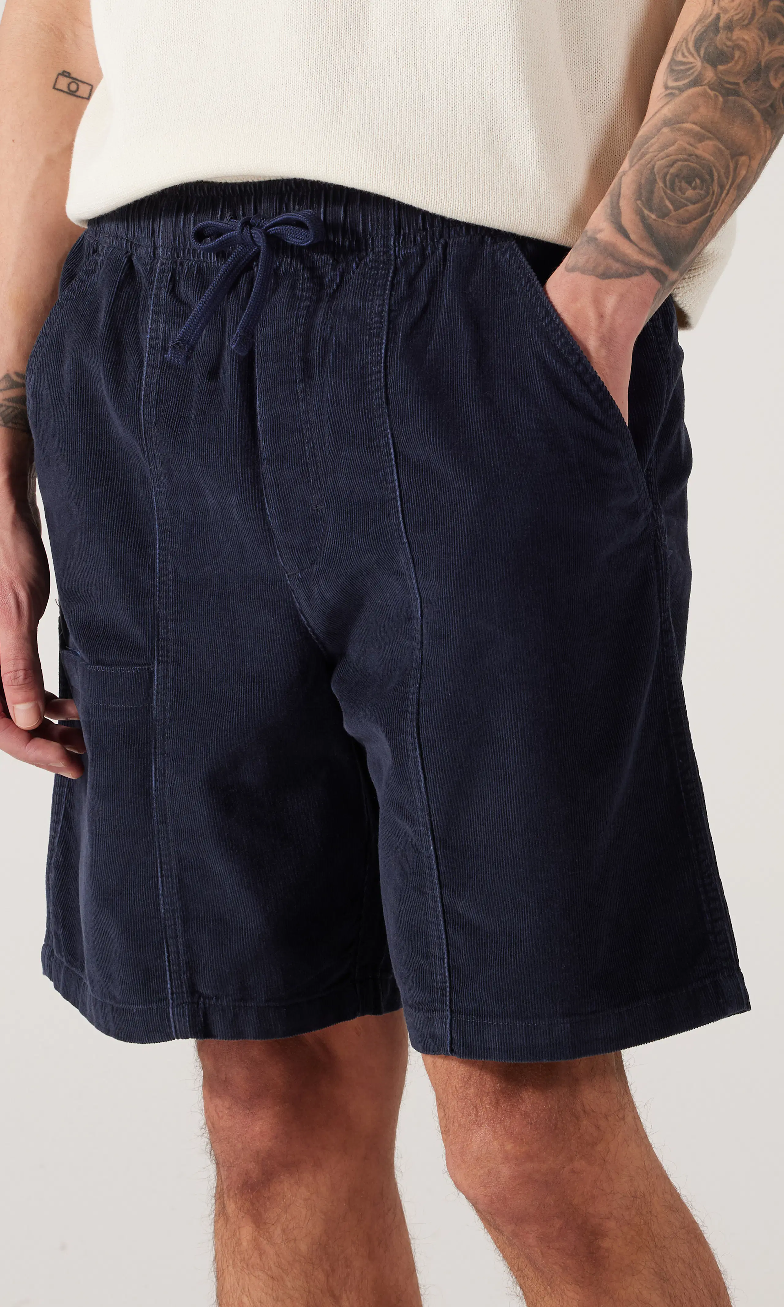 Vinla Shorts. Front. Model.