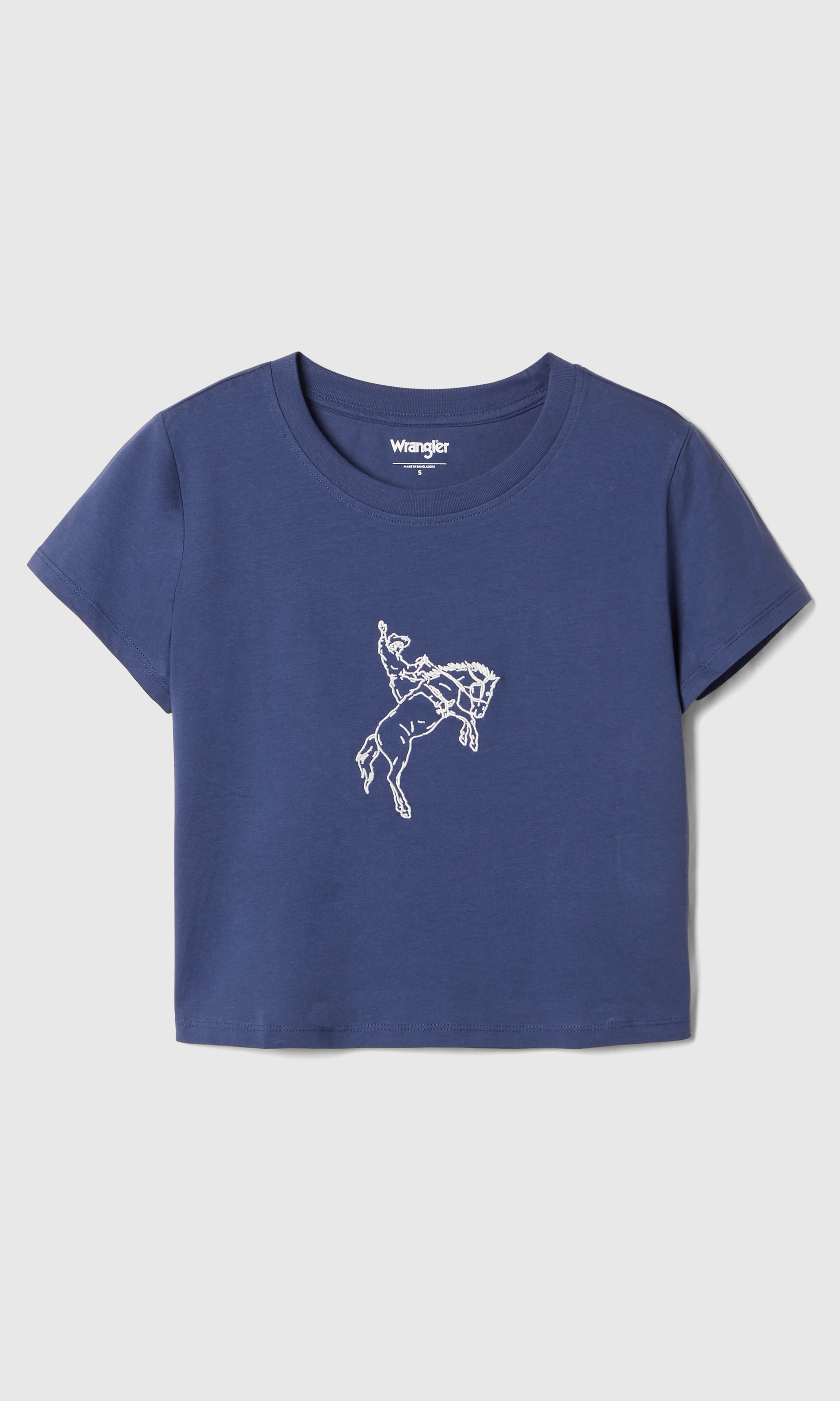 Baby Tee T-Shirt. Front. Flat.