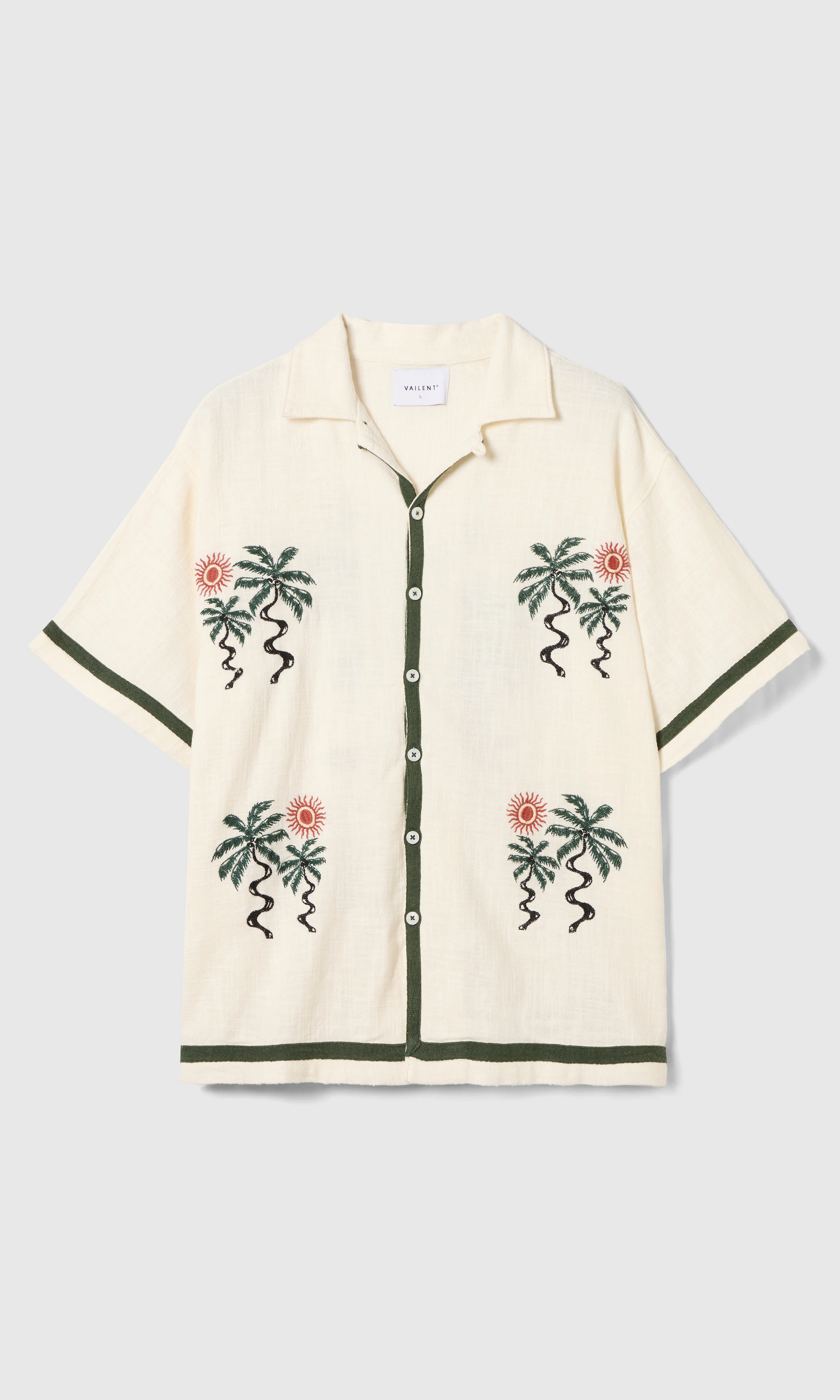 Reef Skjorte. Front. Flat.