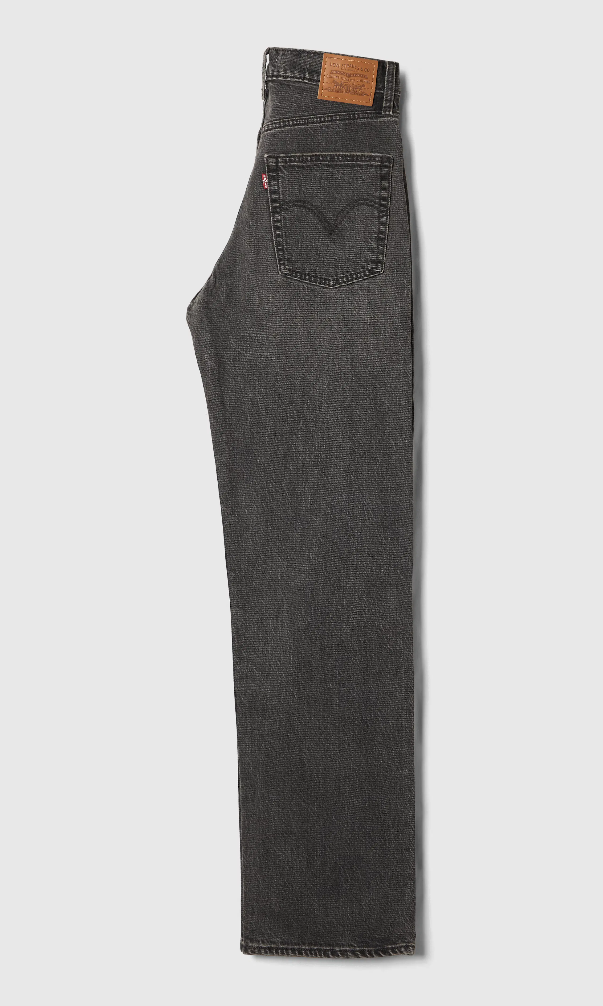 Ribcage Full Length Tummanharmaat Farkut. Back. Flat.