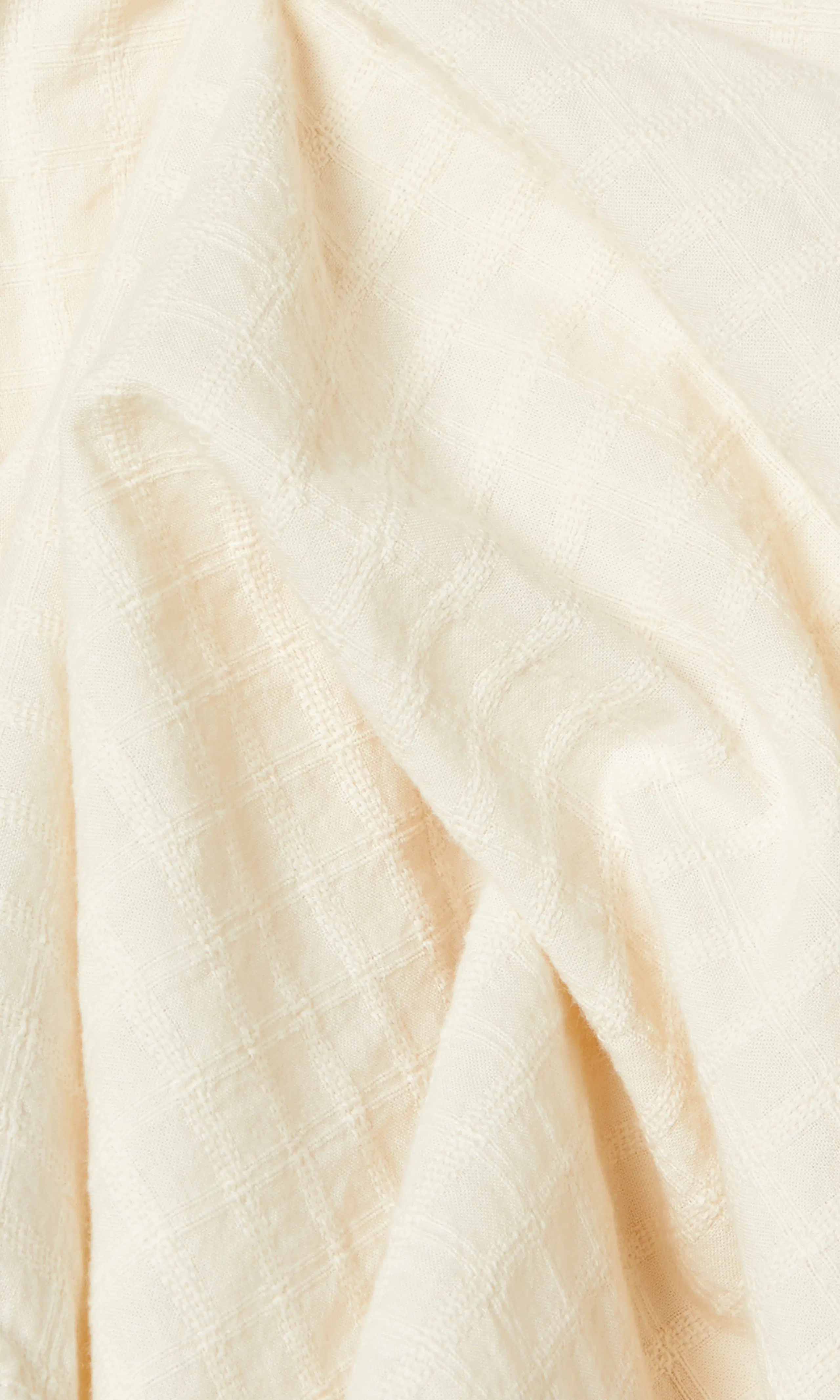 Short Sleeve Authentic Button Down Beige Skjorta. Detail 2. Flat.