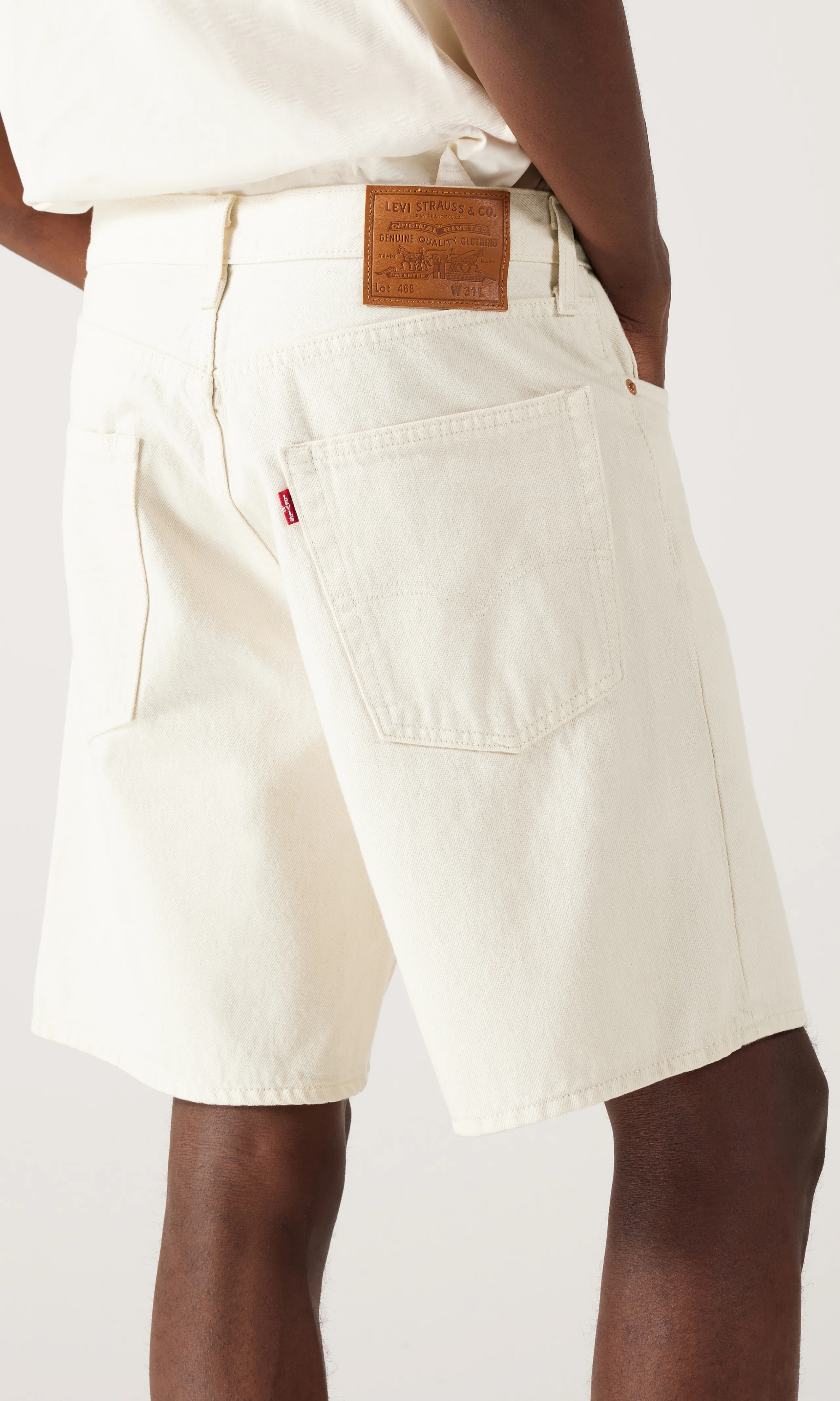 468™ Loose Vita Shorts. Back. Model.
