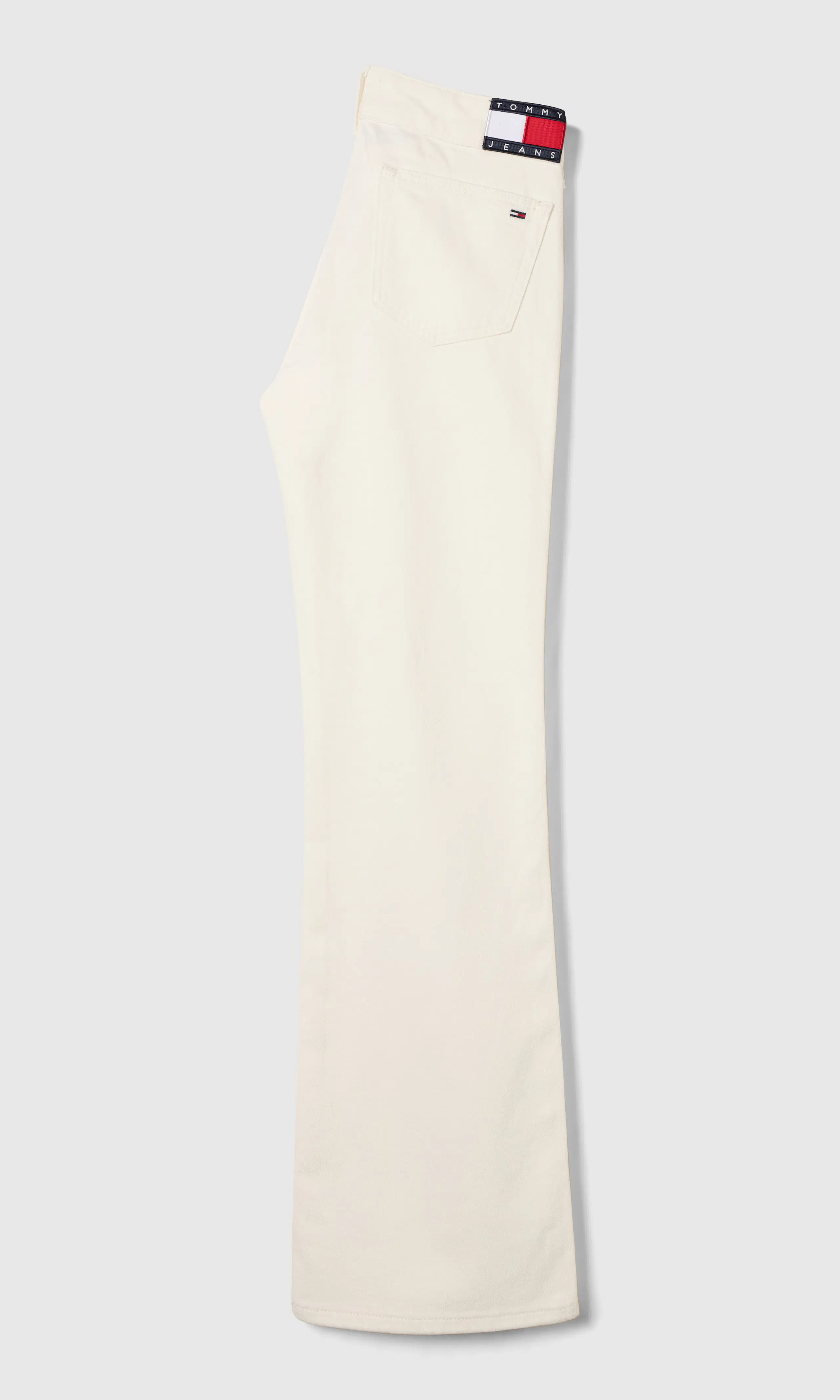 Sia Low Bootcut Vita Jeans. Back. Flat.