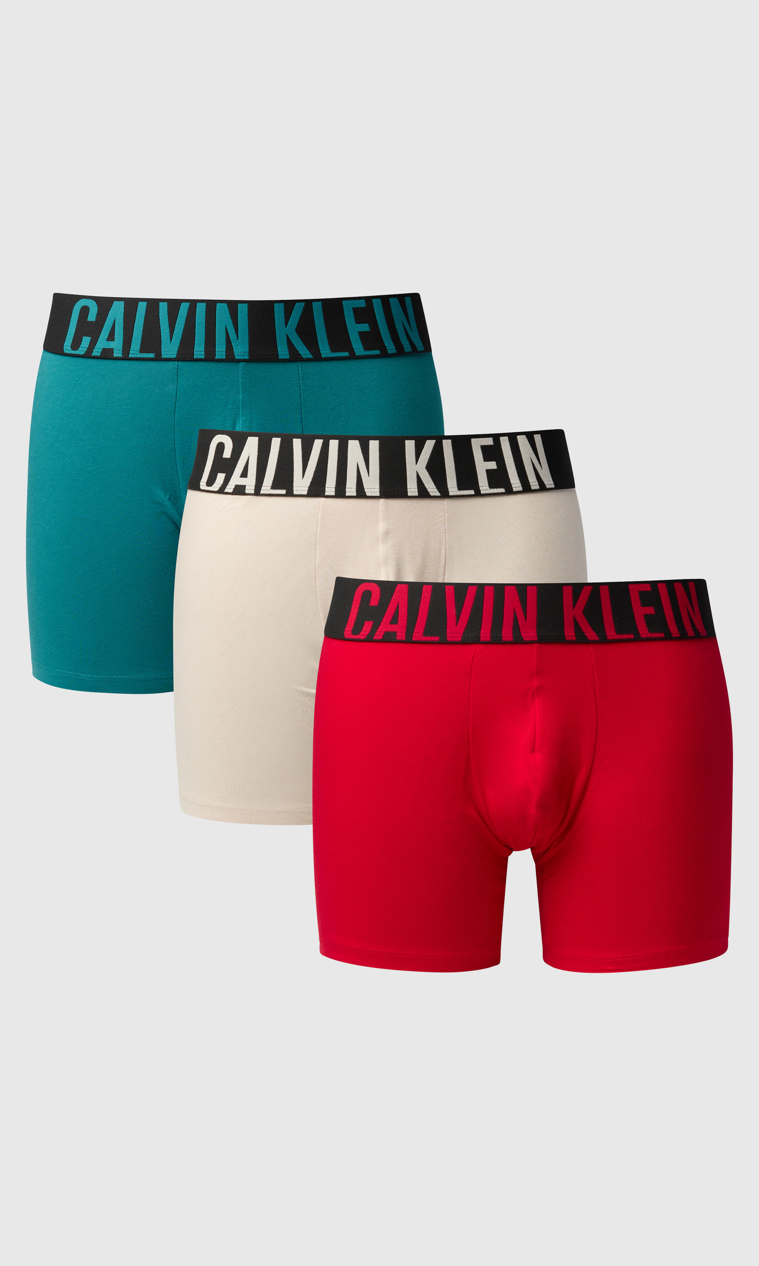 3-Pack Brief Multi Boxer. Front. Flat.