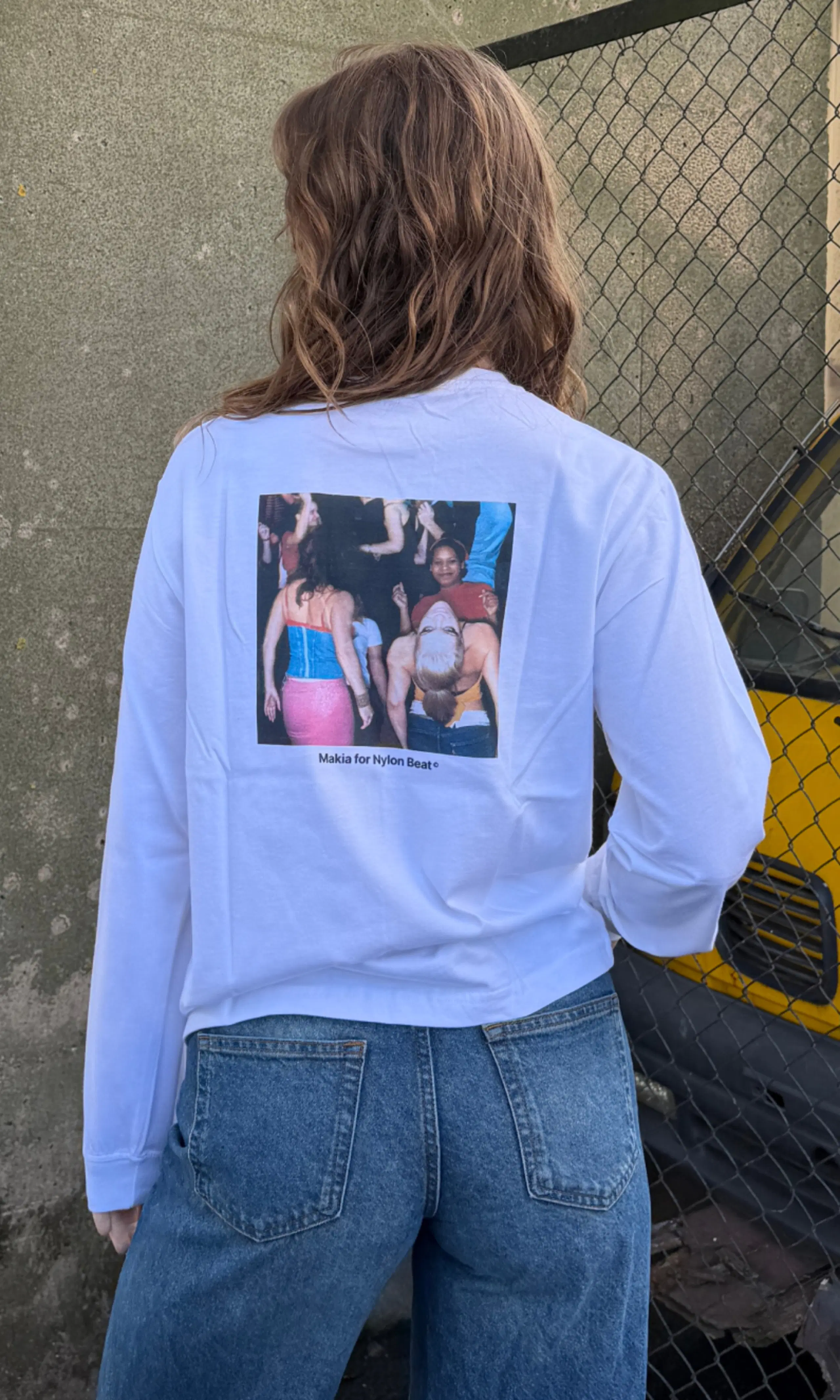 Album T-shirt. Front. Model.