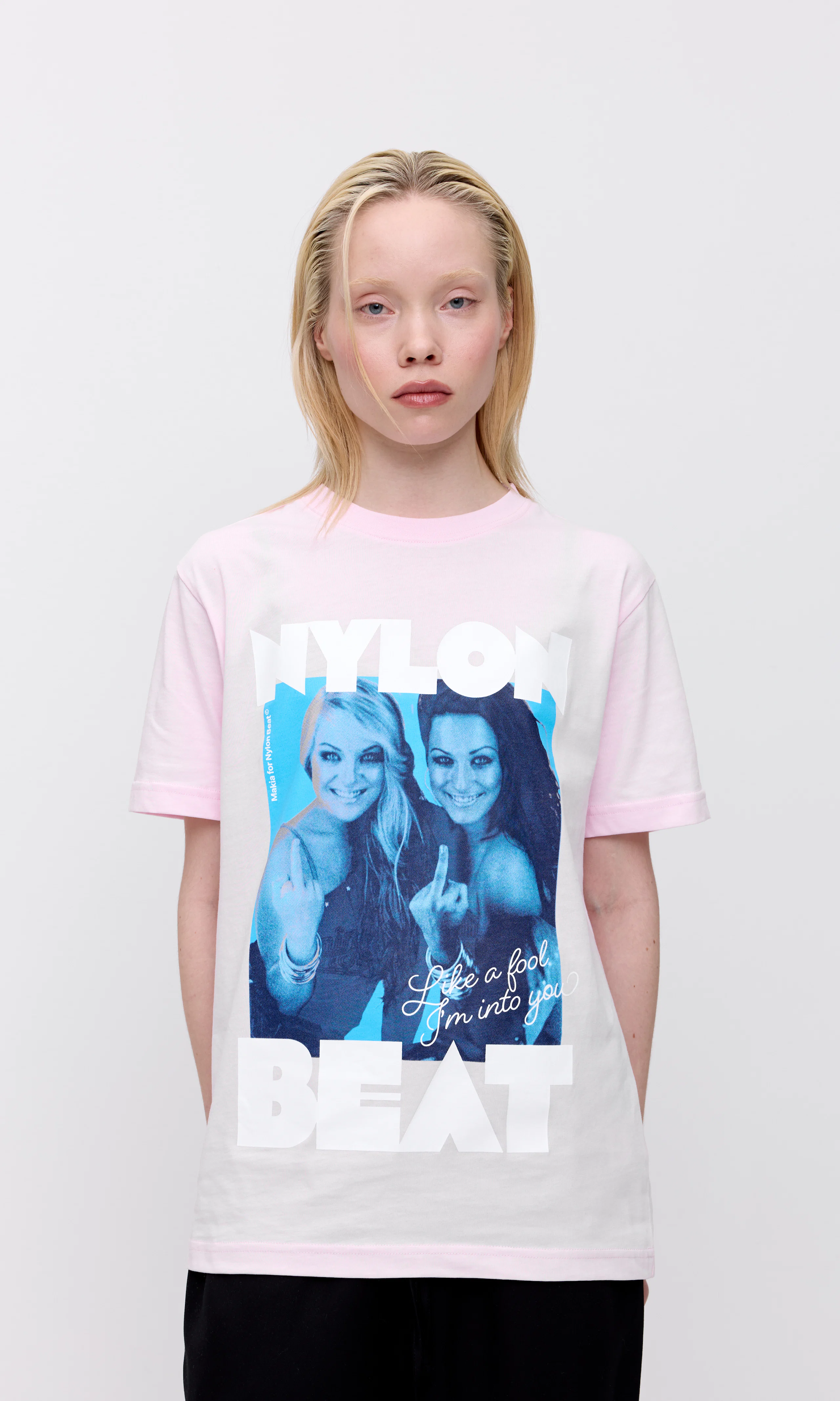 Like A Fool T-shirt. Front. Model.
