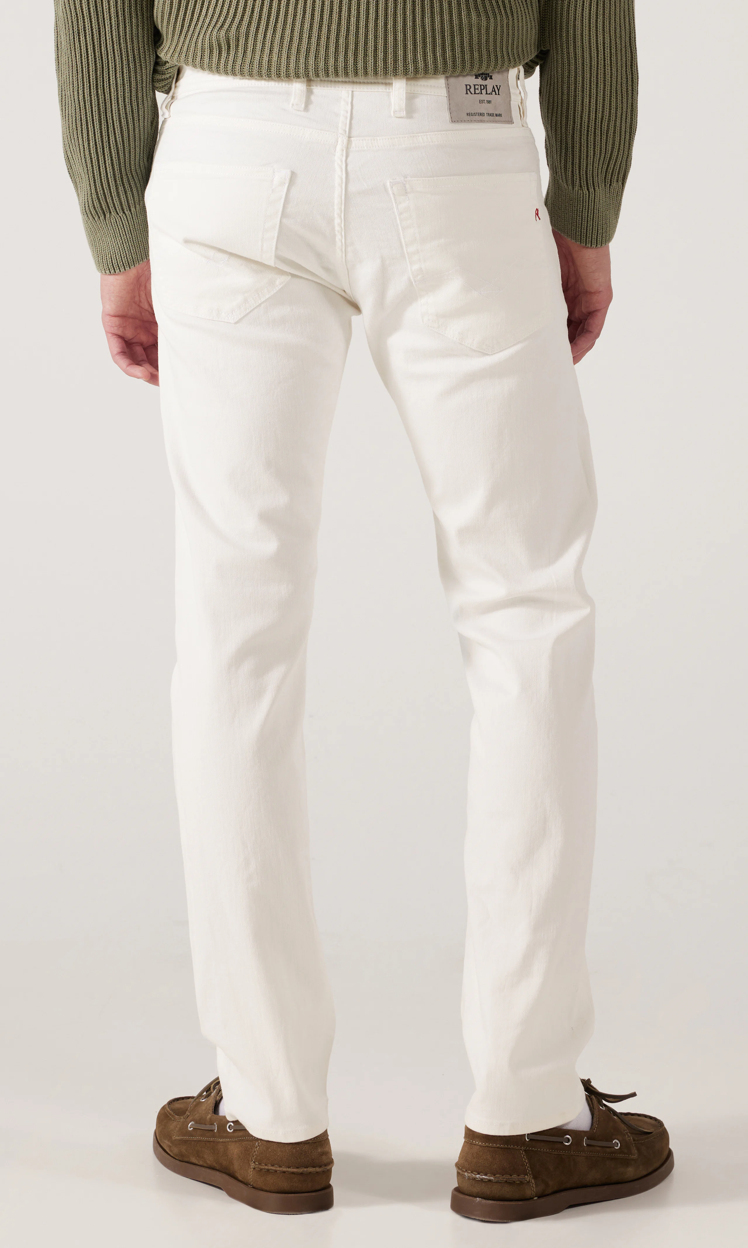 Grover Vita Jeans. Back. Model.