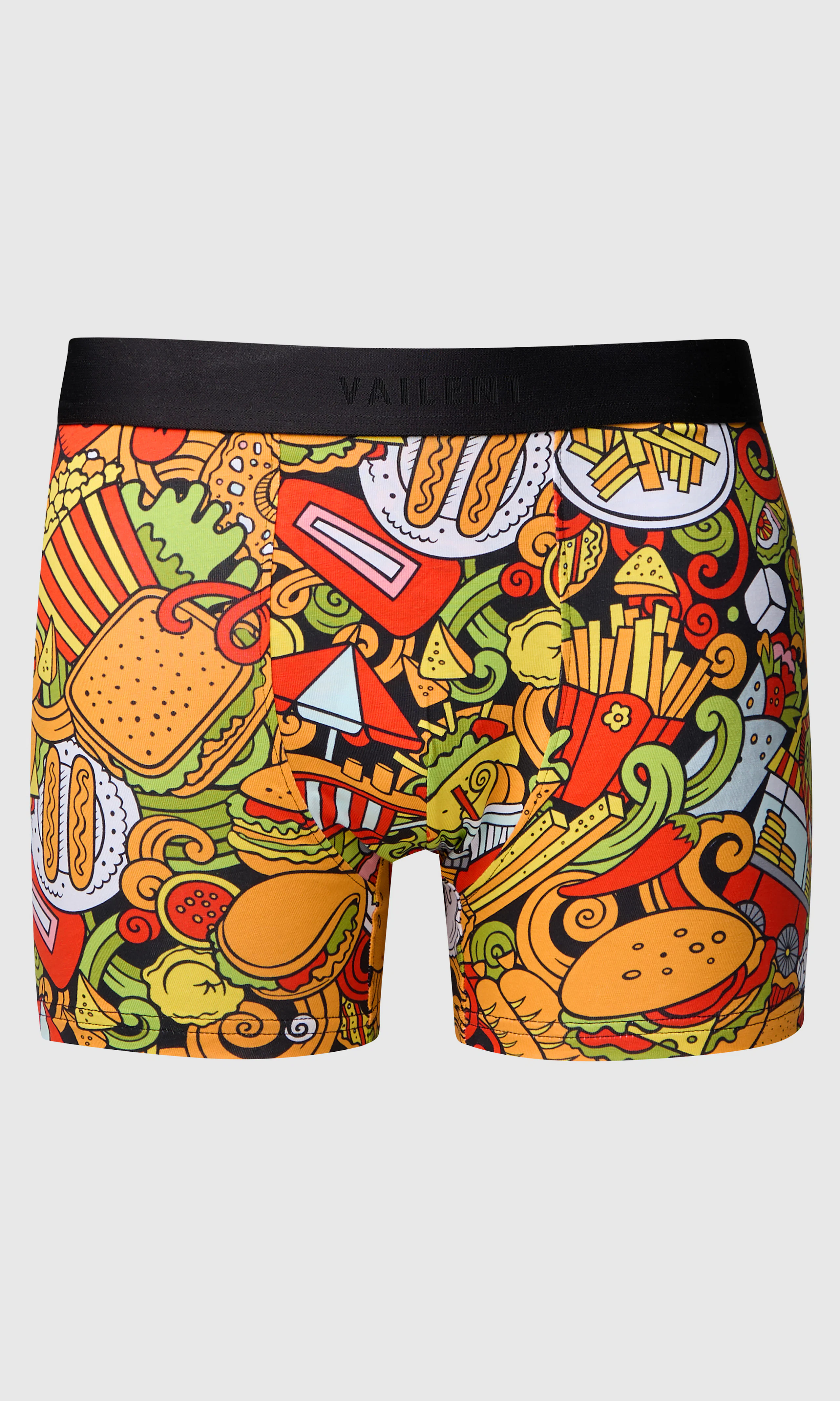 1 Pack Junkfood Boxershorts. Front. Flat.