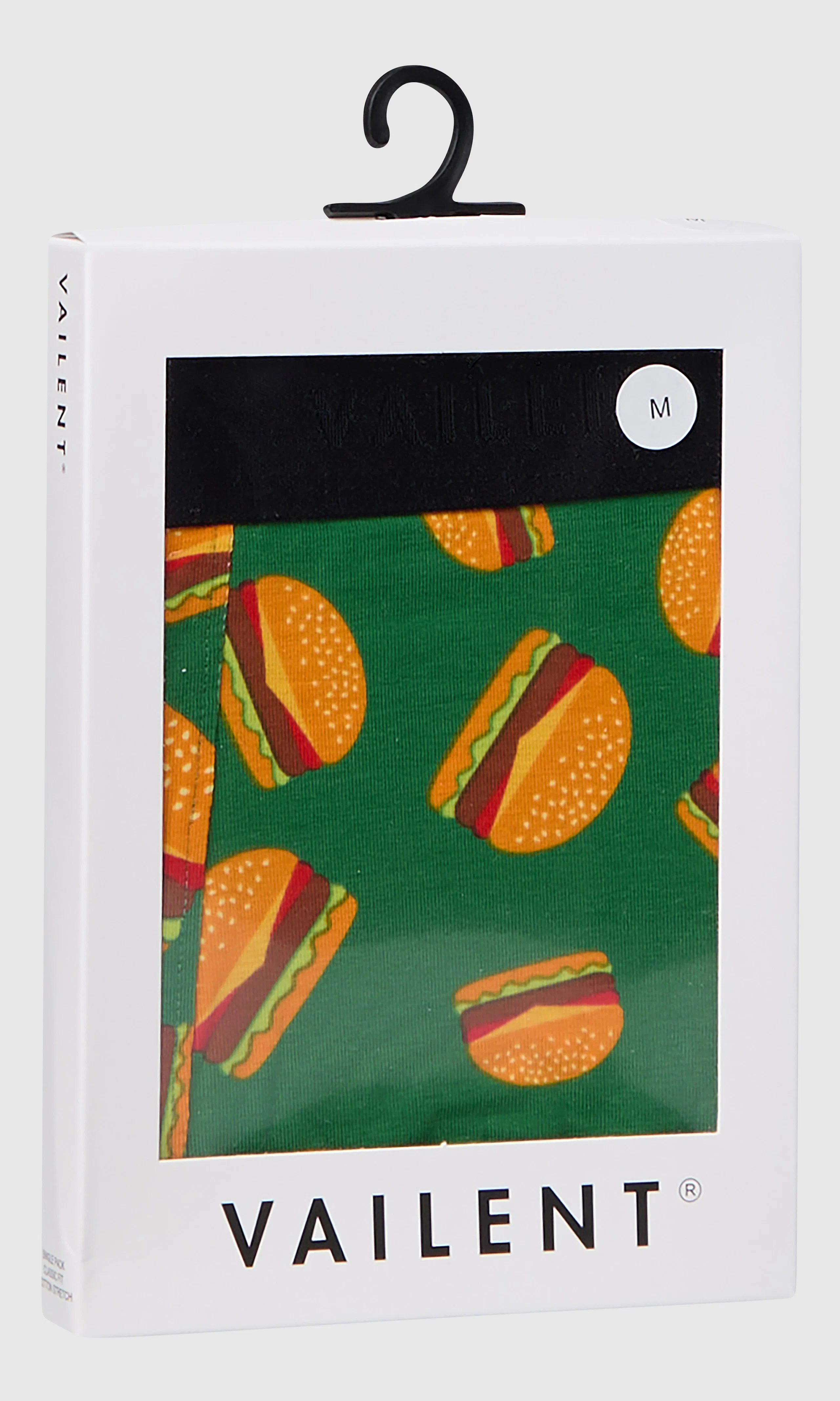 1 Pack Burger Boxershorts. Detail 1. Flat.