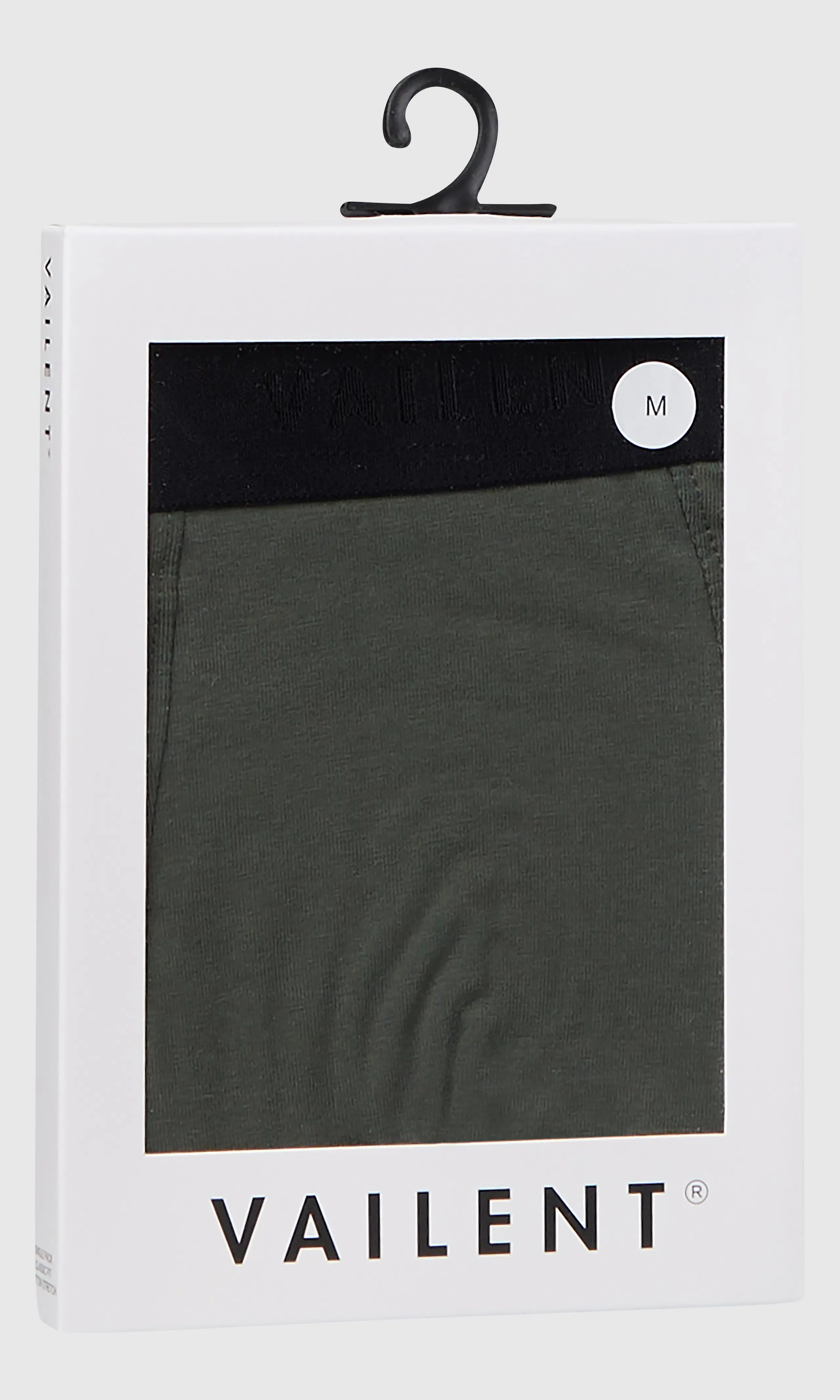 1 Pack Grön Boxershorts. Detail 1. Flat.