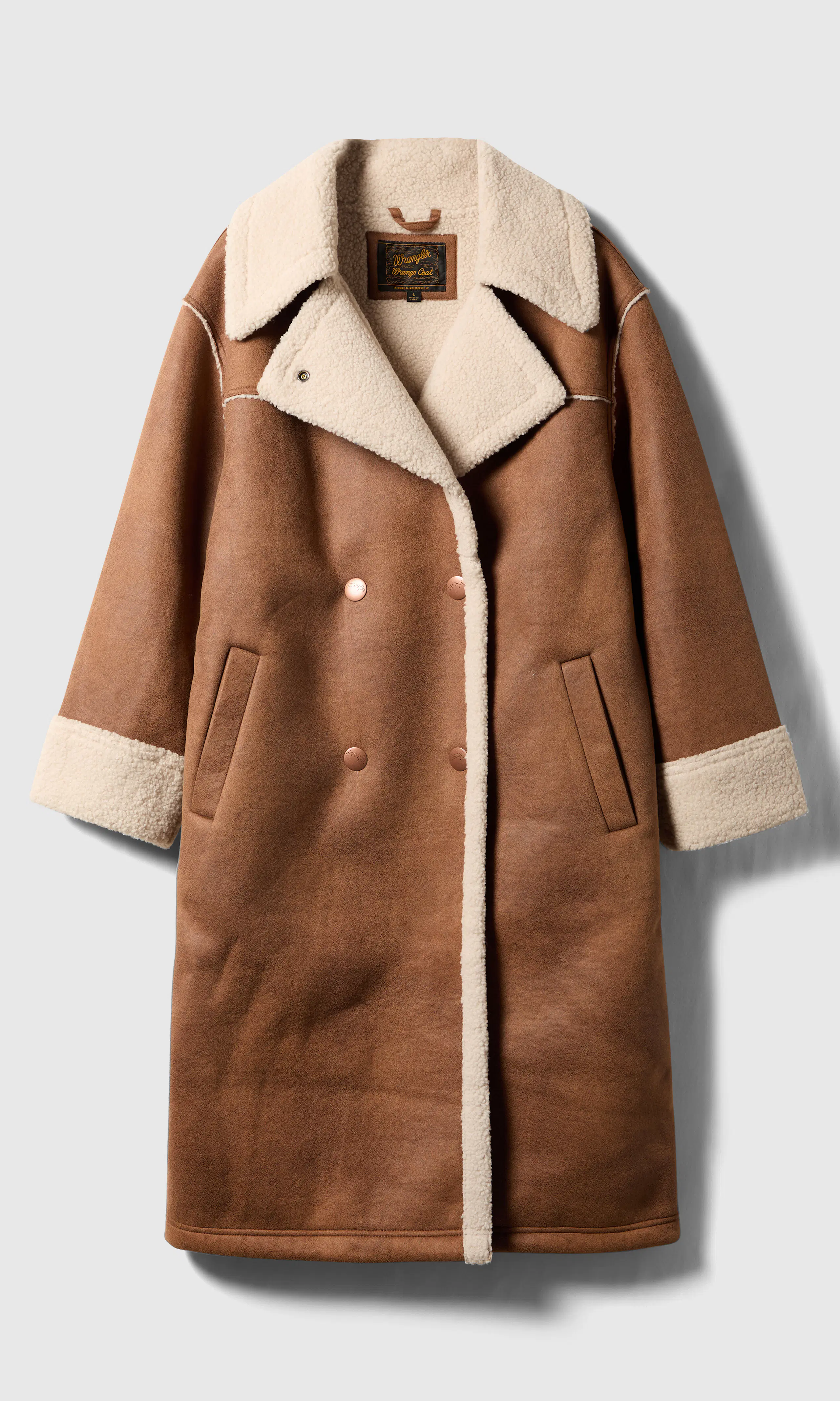 Wrange Coat Kappa. Front. Flat.