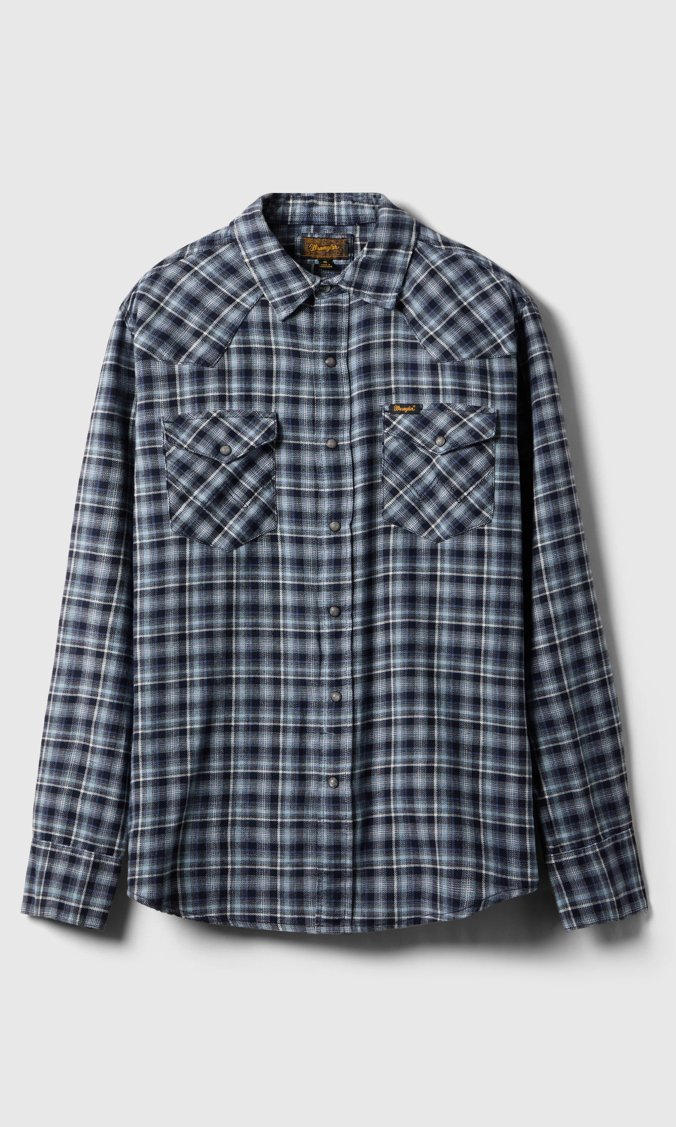 Western Rutig Skjorta. Front. Flat.