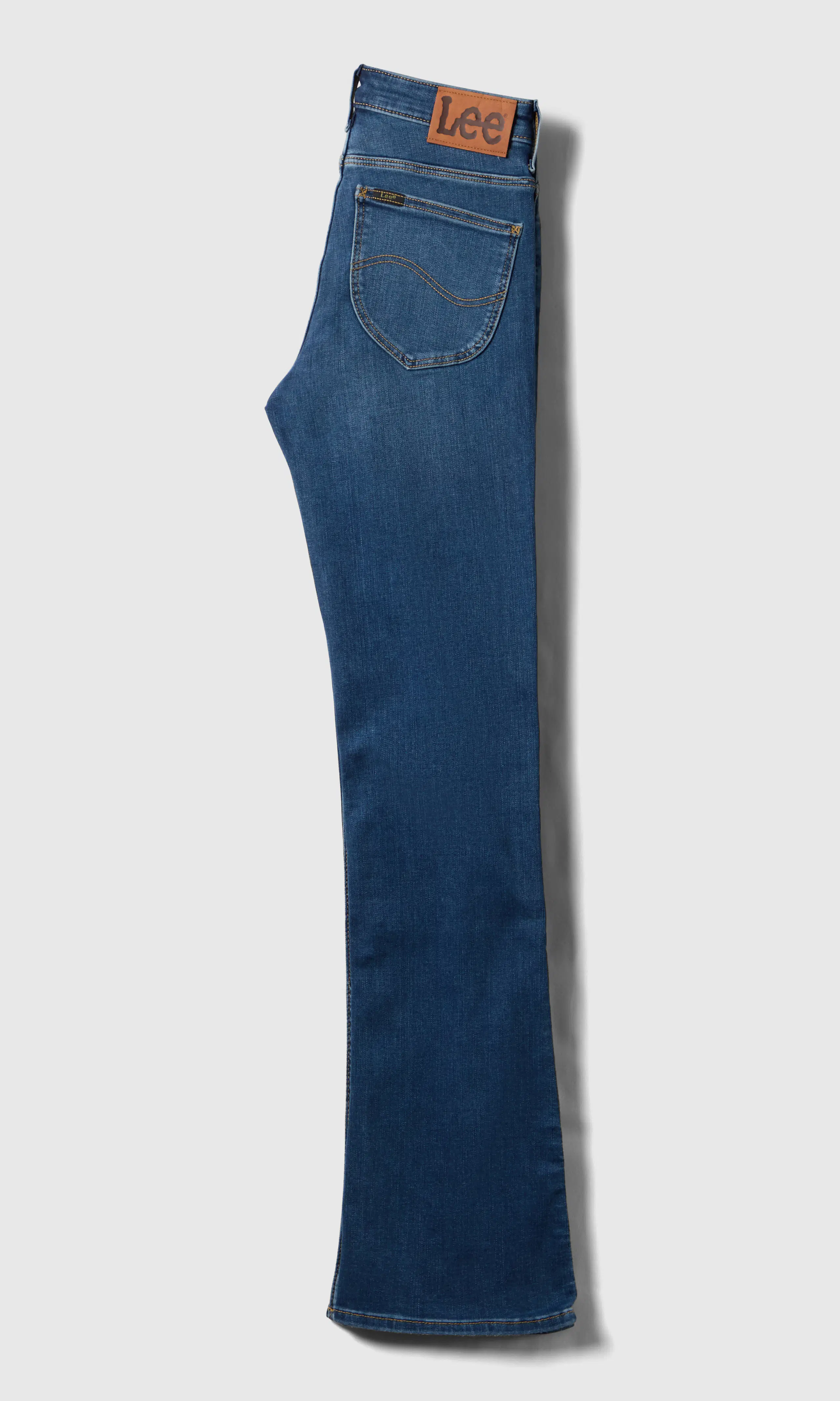 Breese Boot Mørk Blå Jeans. Back. Flat.