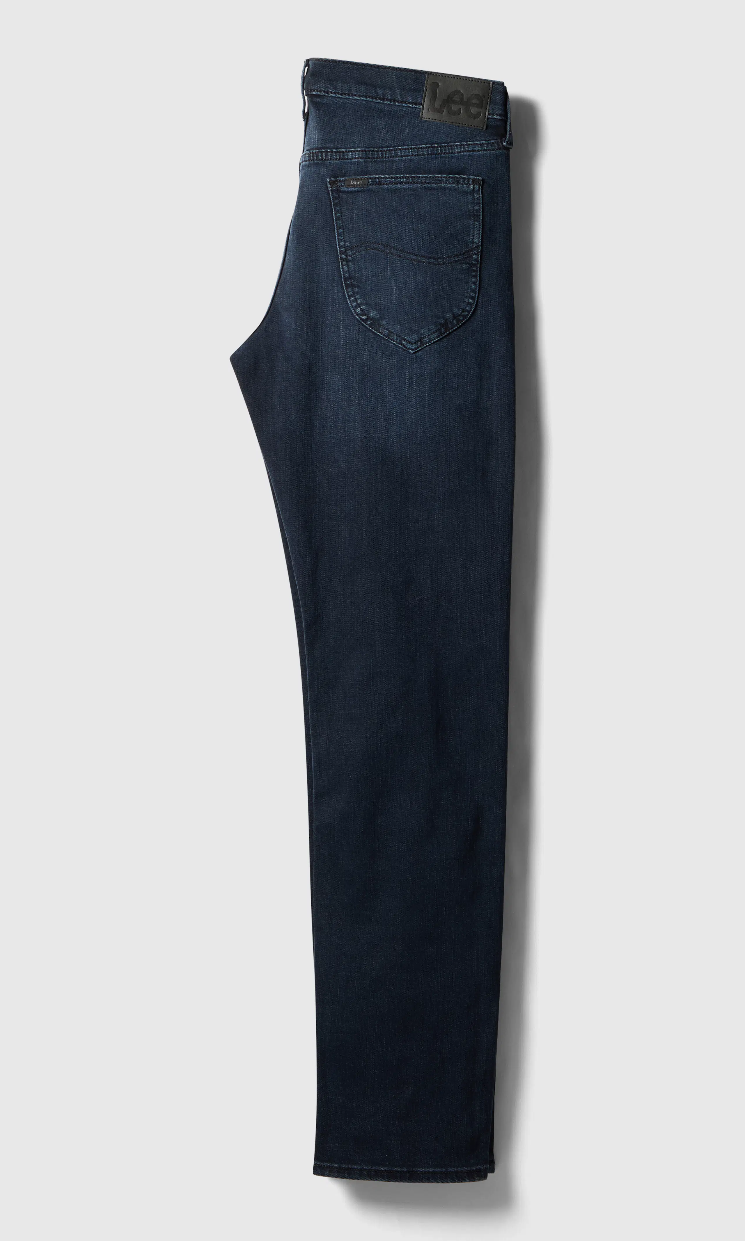 Daren Zipfly Jeans. Back. Flat.