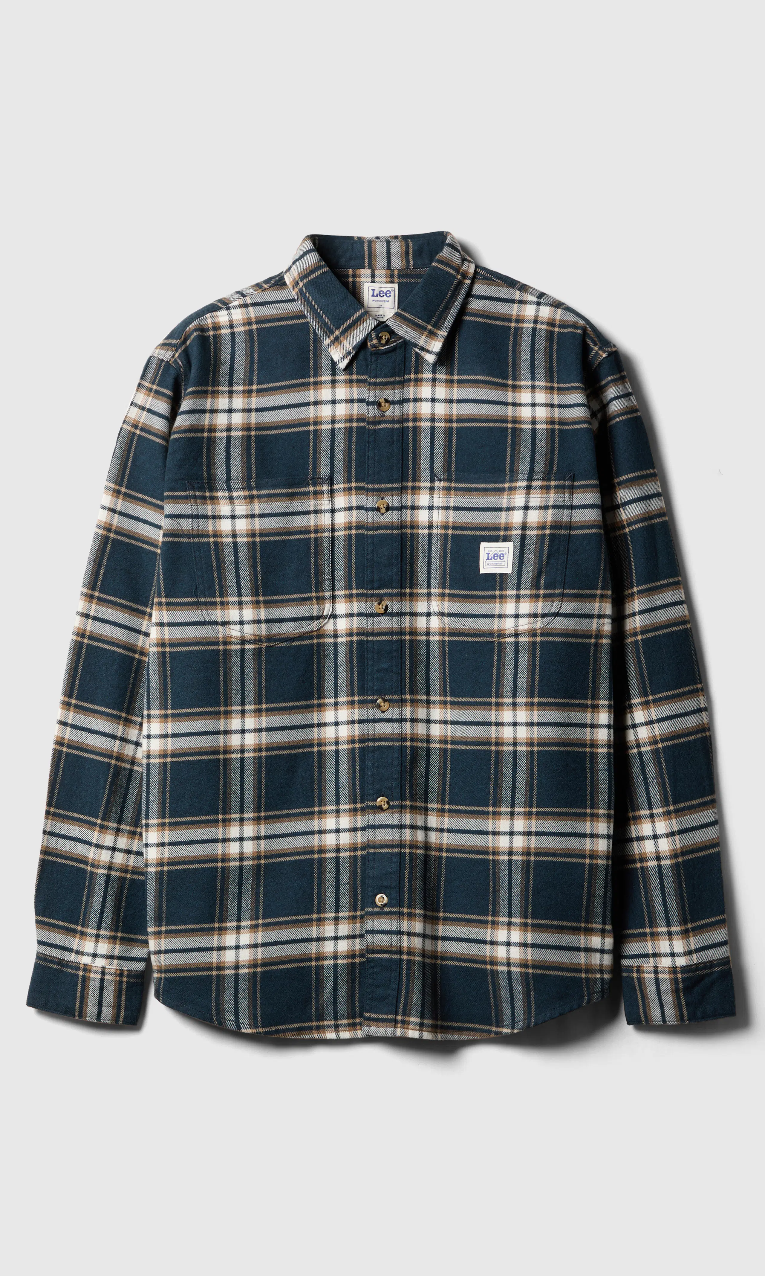 Workwear 2.0 Skjorte. Front. Flat.