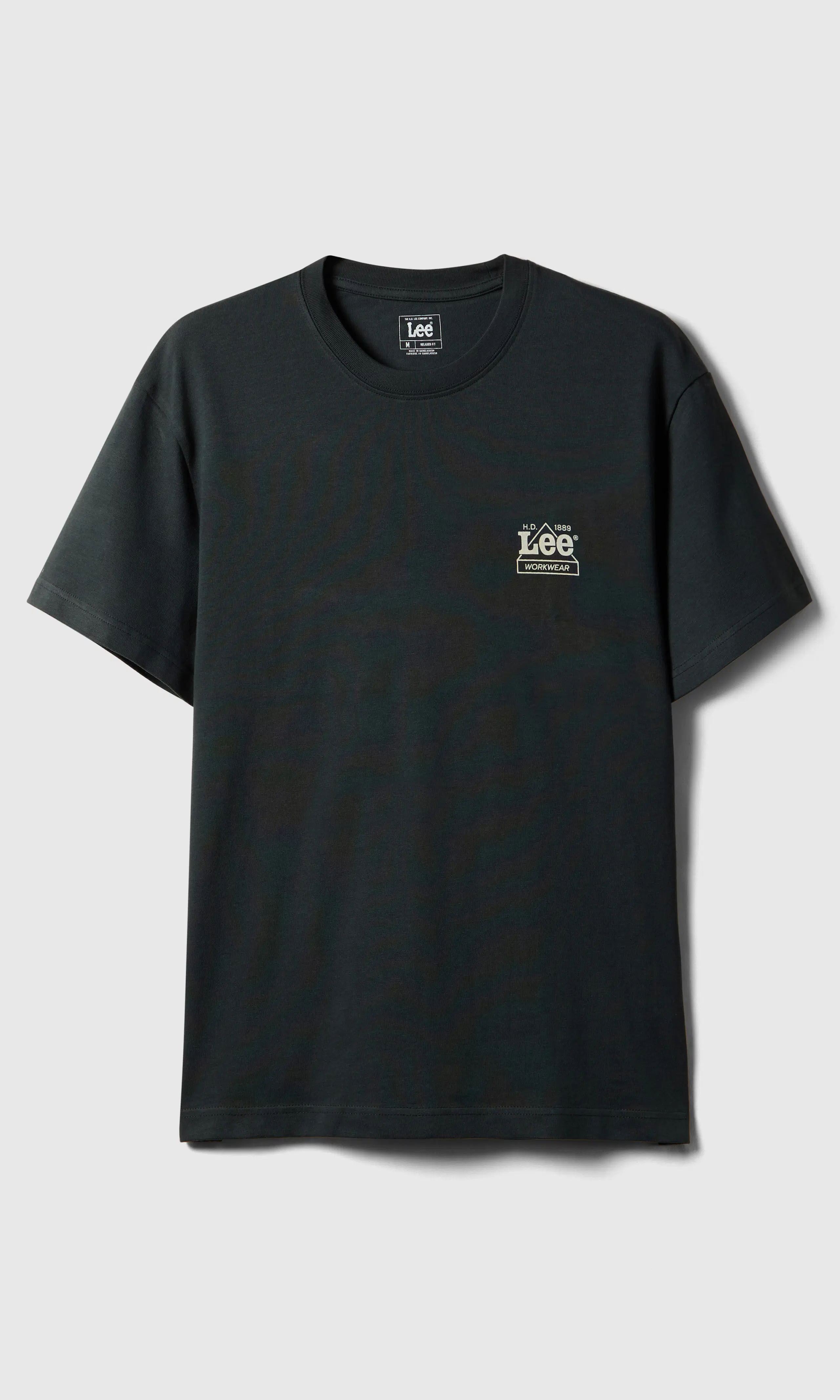 Workwear Crew Tee T-Paita. Front 1. Flat.