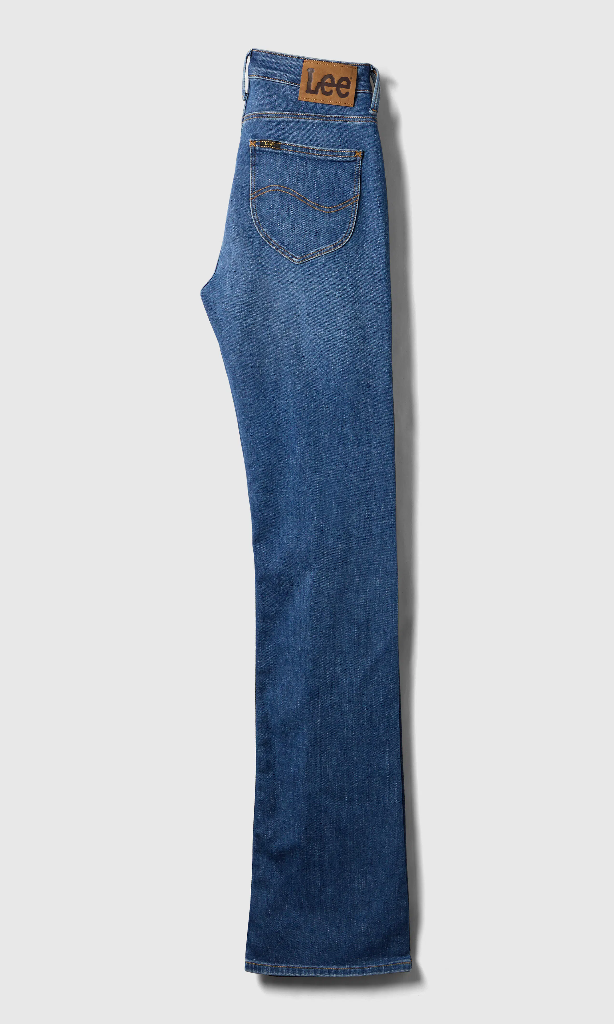 Breese Boot 70s Medium Blå Jeans. Back. Flat.