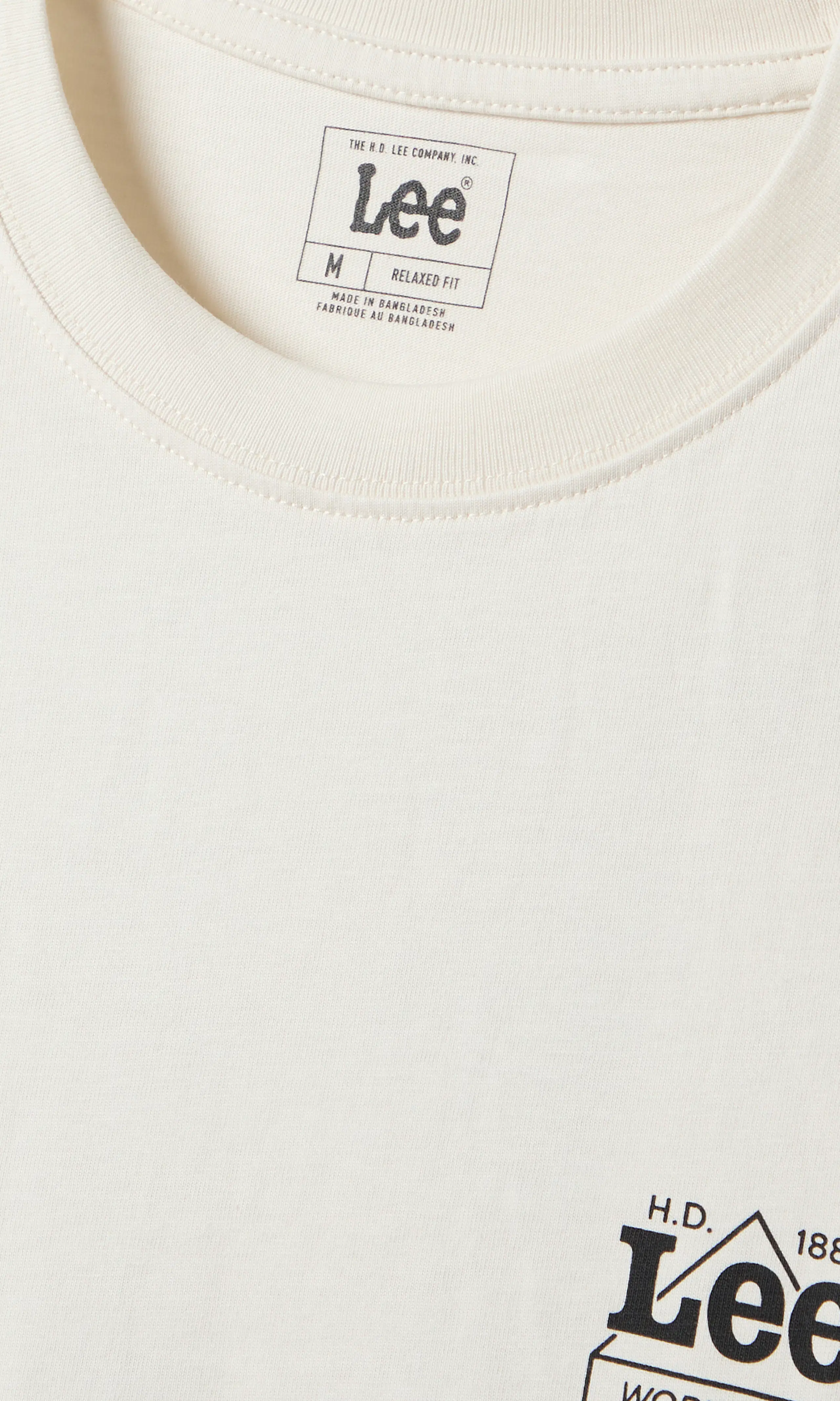 Workwear Crew Tee T-Paita. Detail 1. Flat.