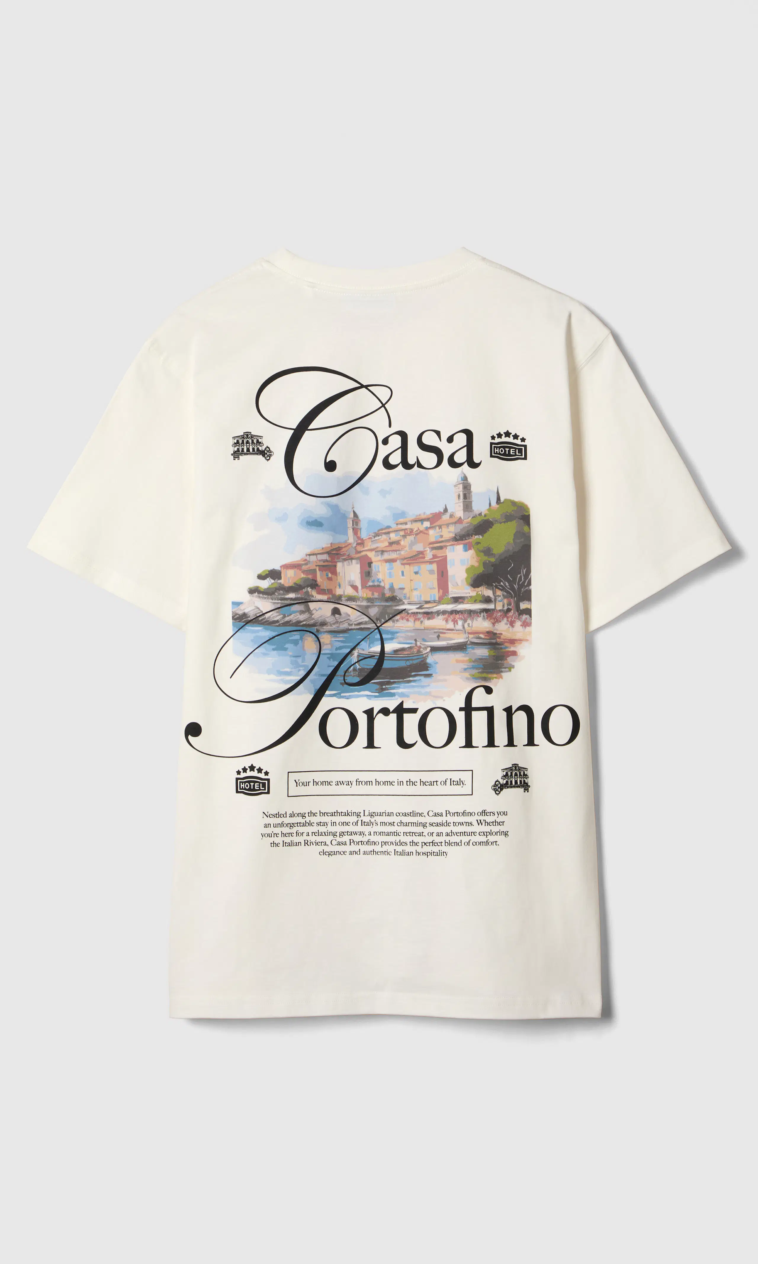 Casa T-Paita. Back. Flat.