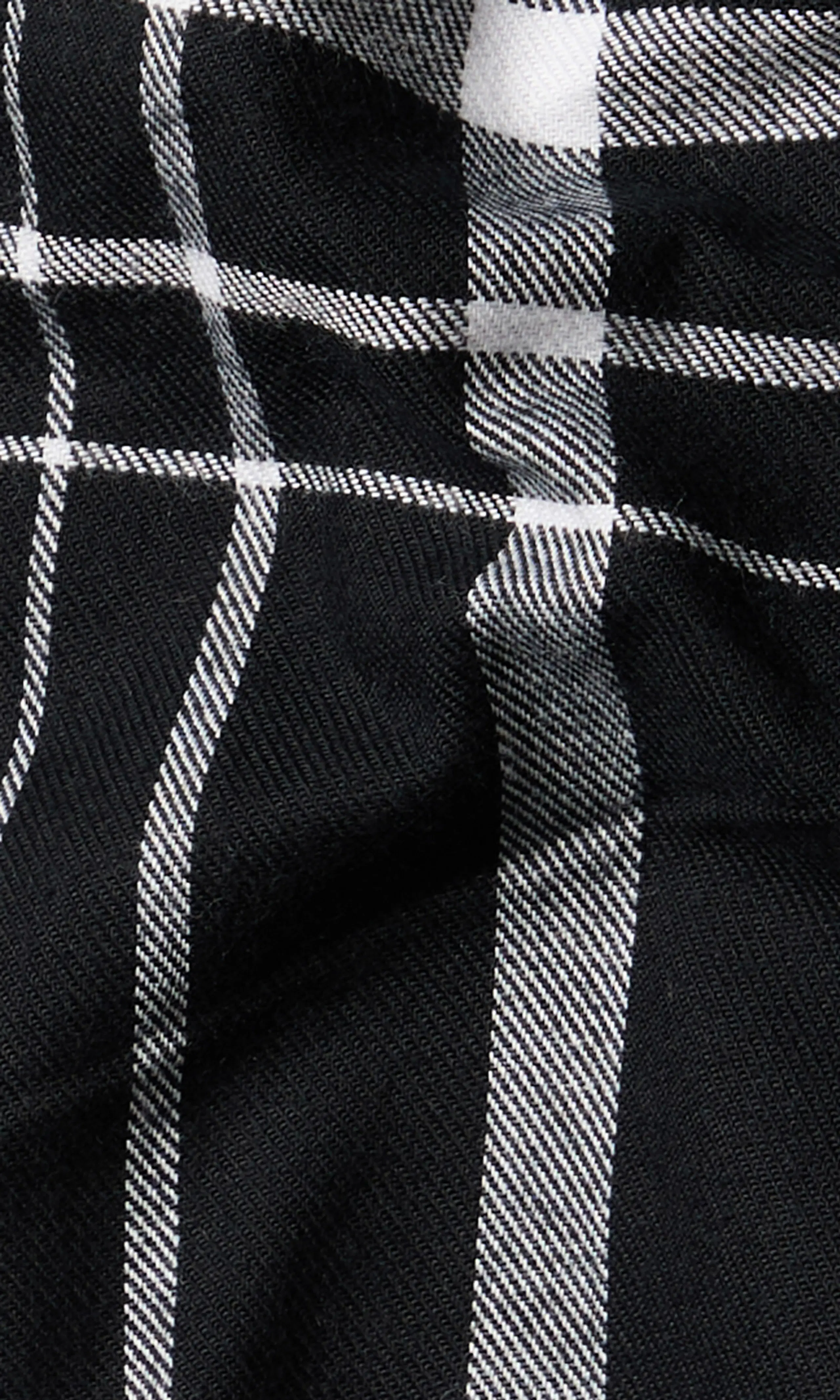 Core Flannell Pyjamasbyxa. Detail 1. Flat.