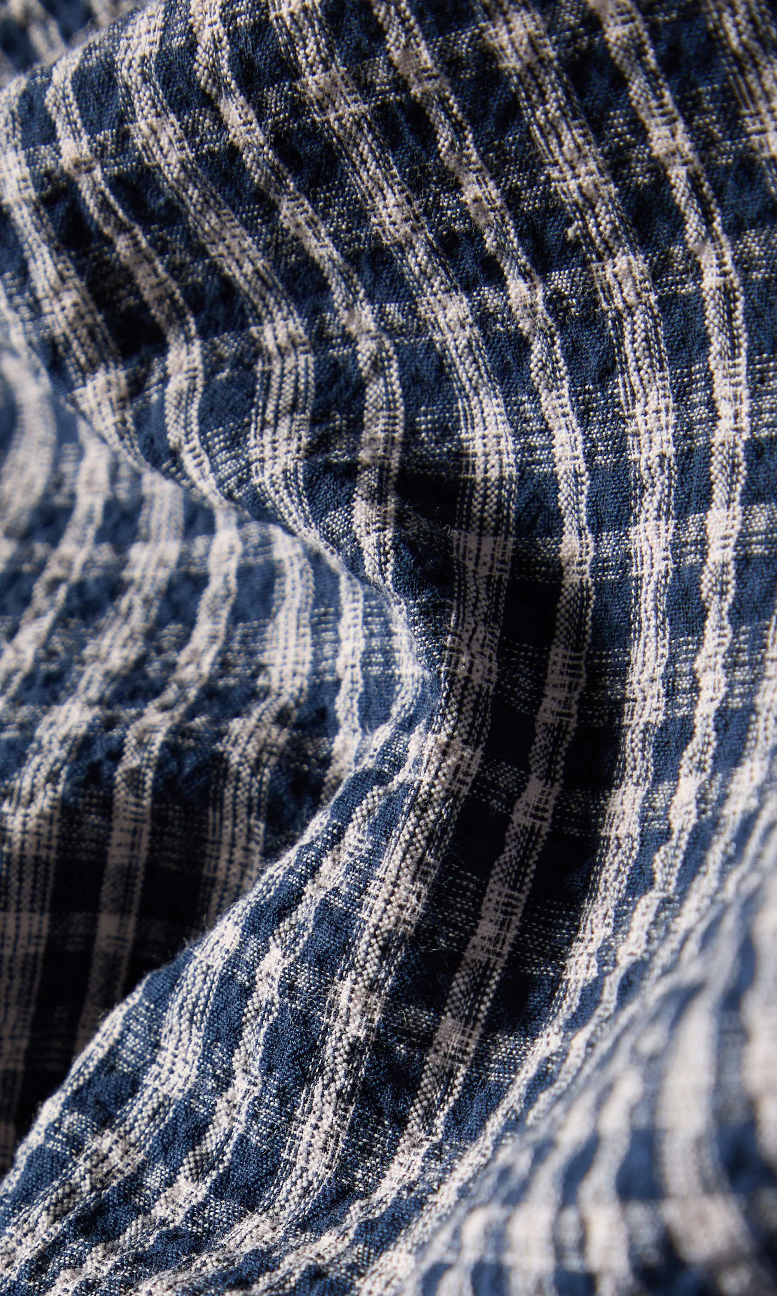 Check Seer Ruudullinen Kauluspaita. Detail 2. Flat.