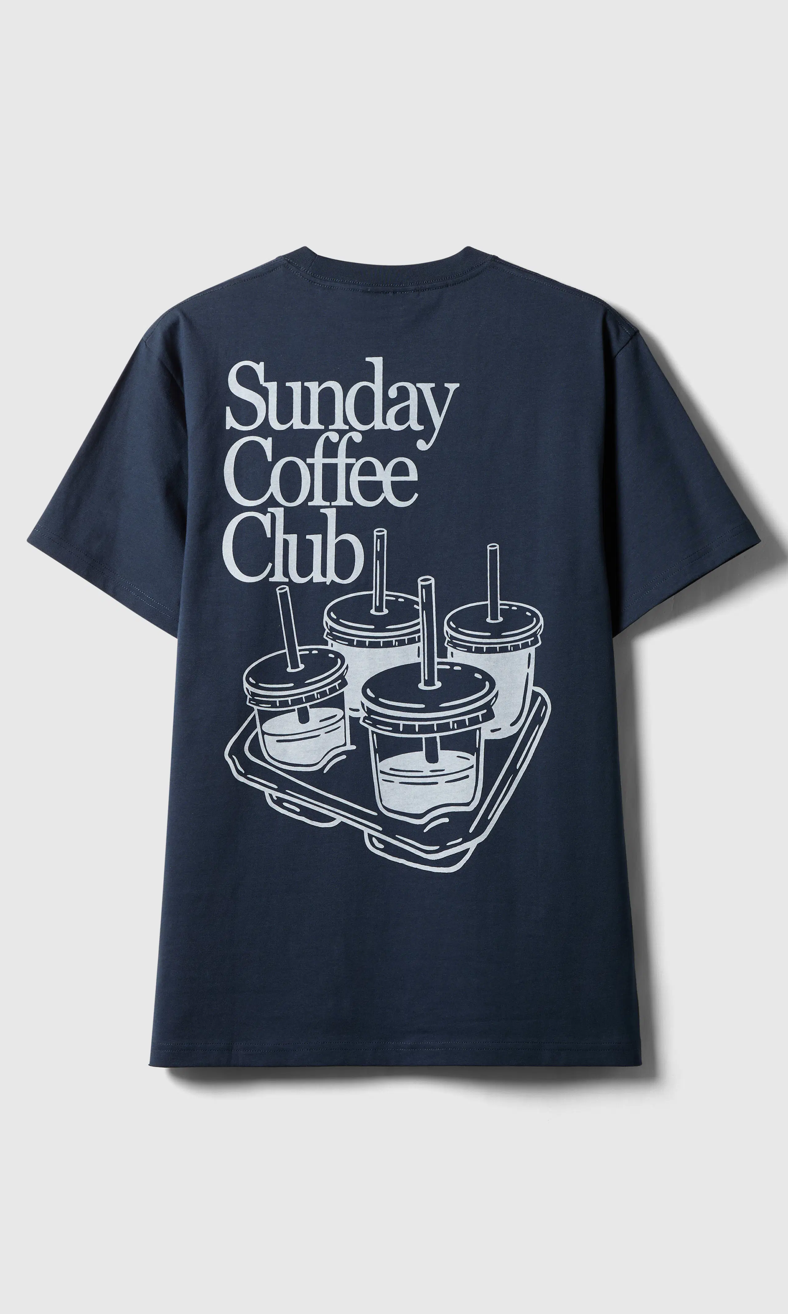 Sunday Moon T-Shirt. Back. Flat.
