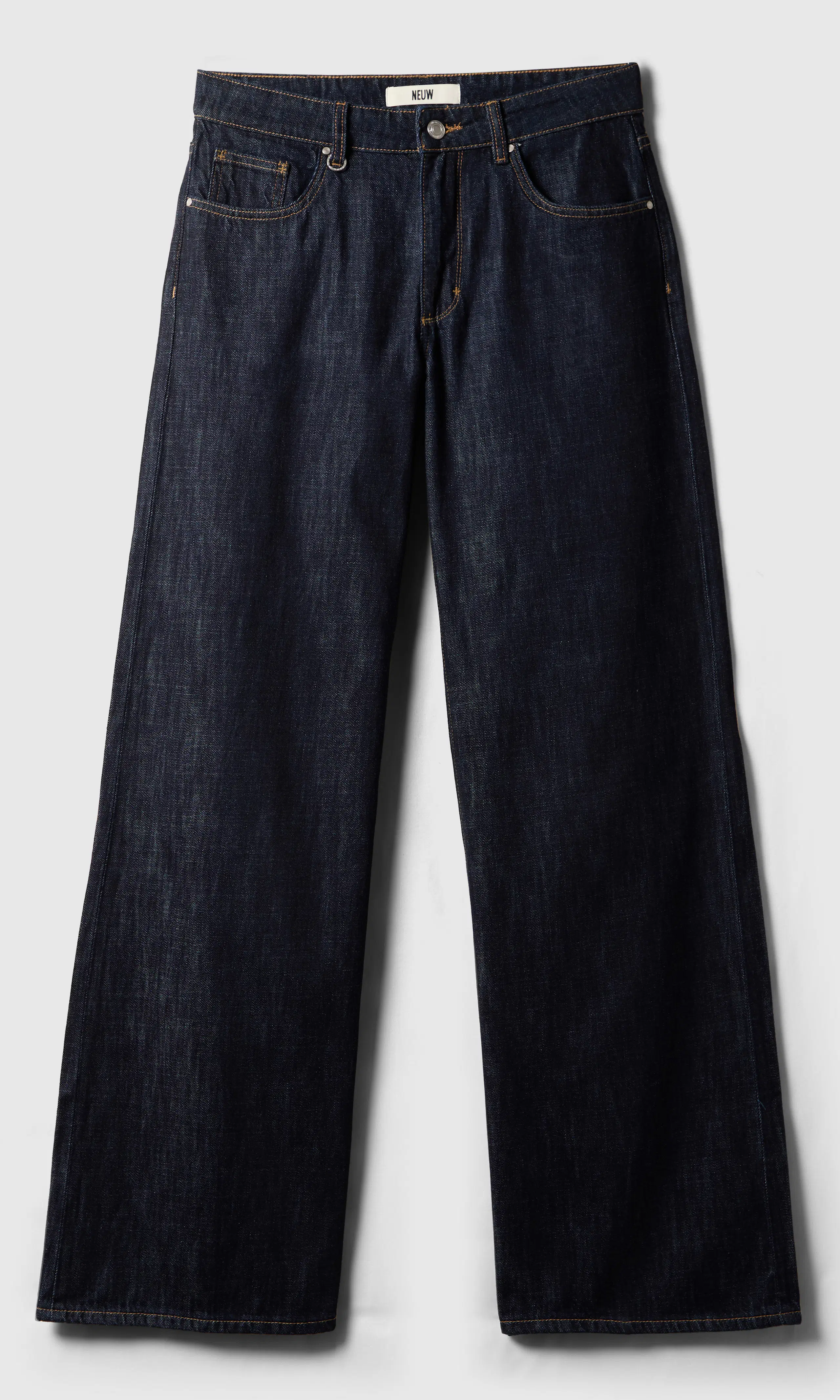 Milla Wide Jeans. Front. Flat.