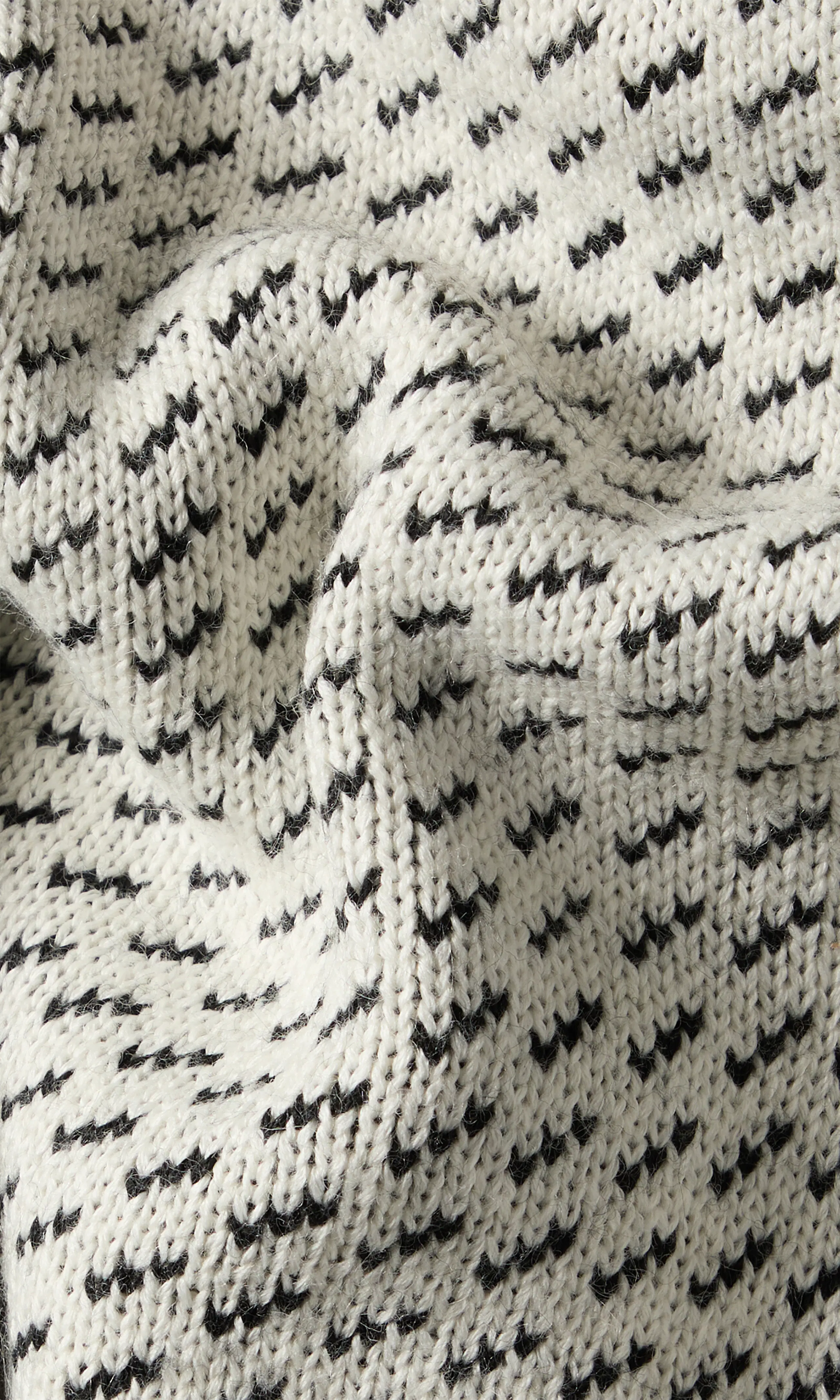 Bandit Half Zip Neule. Detail 2. Flat.