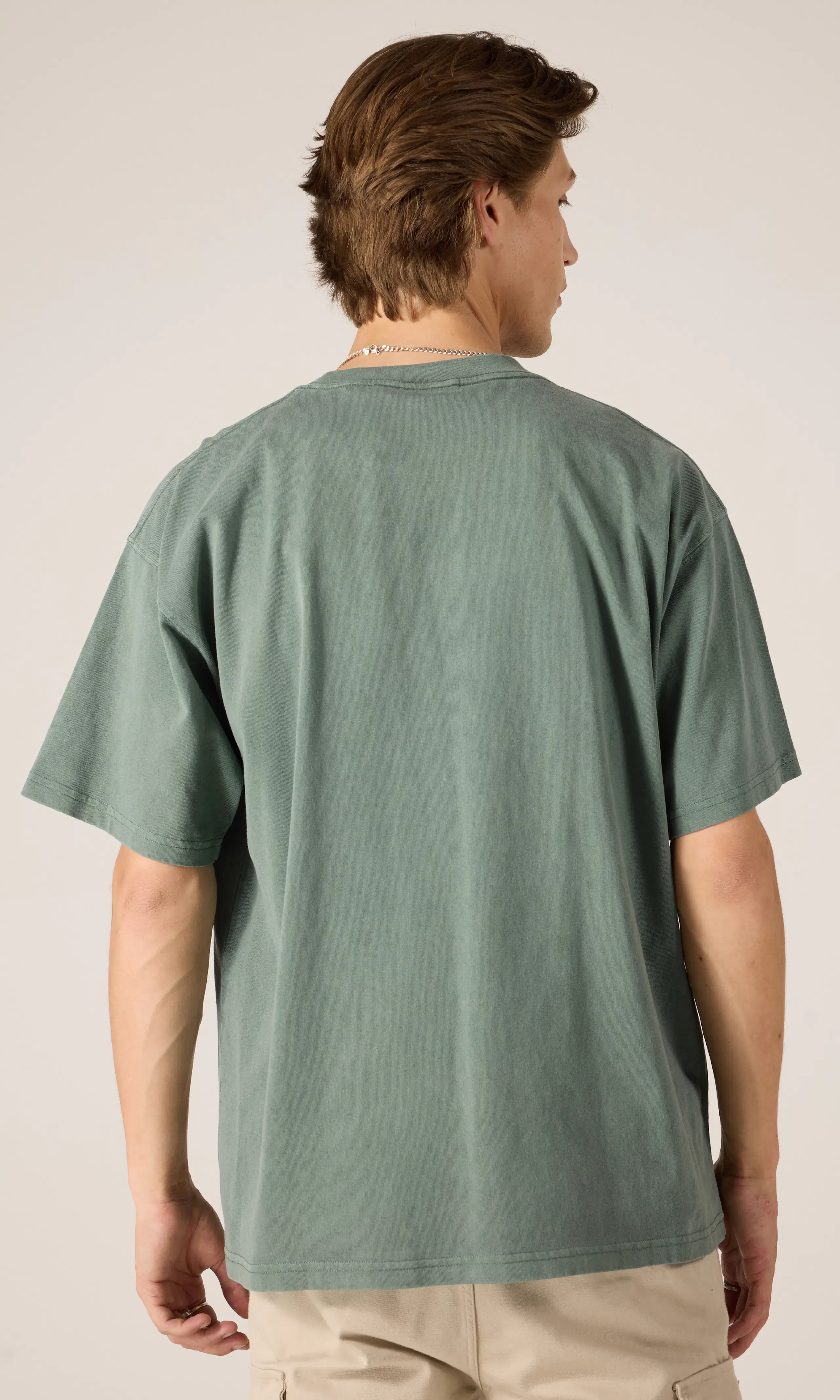 Moon Loose T-Shirt. Back. Model.