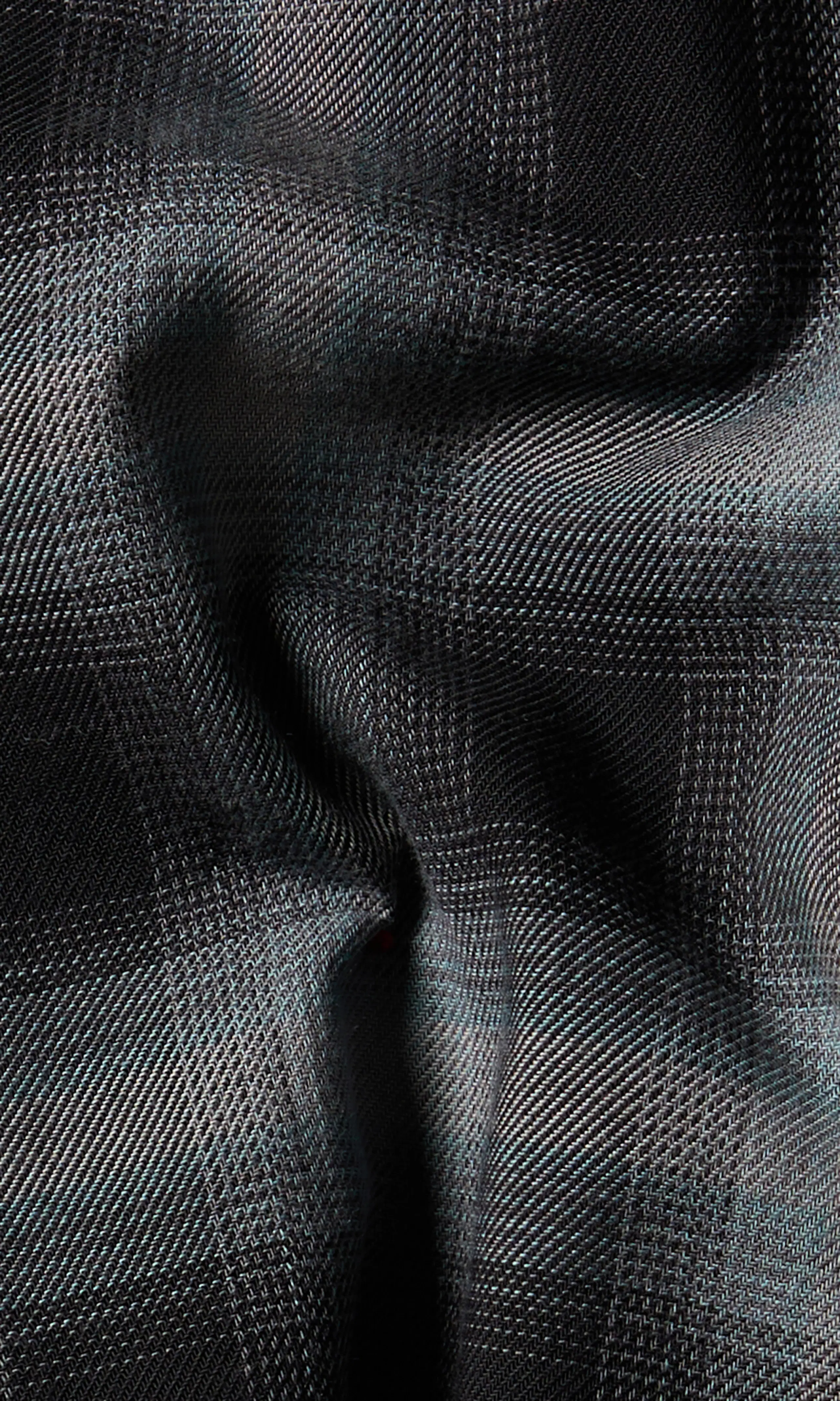 Relaxed Fit Western Skjorte. Detail 2. Flat.