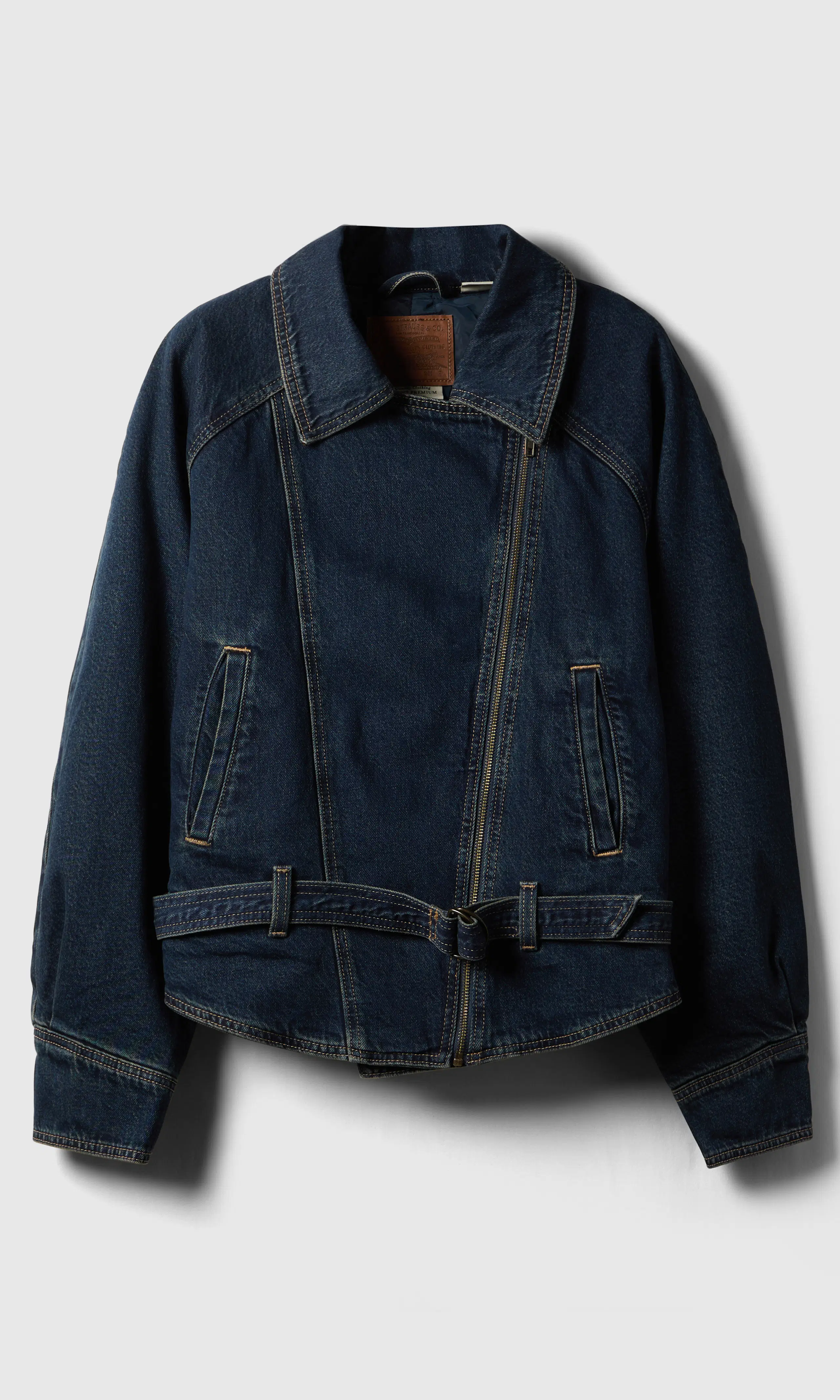 80's Bomber Jakke. Front. Flat.