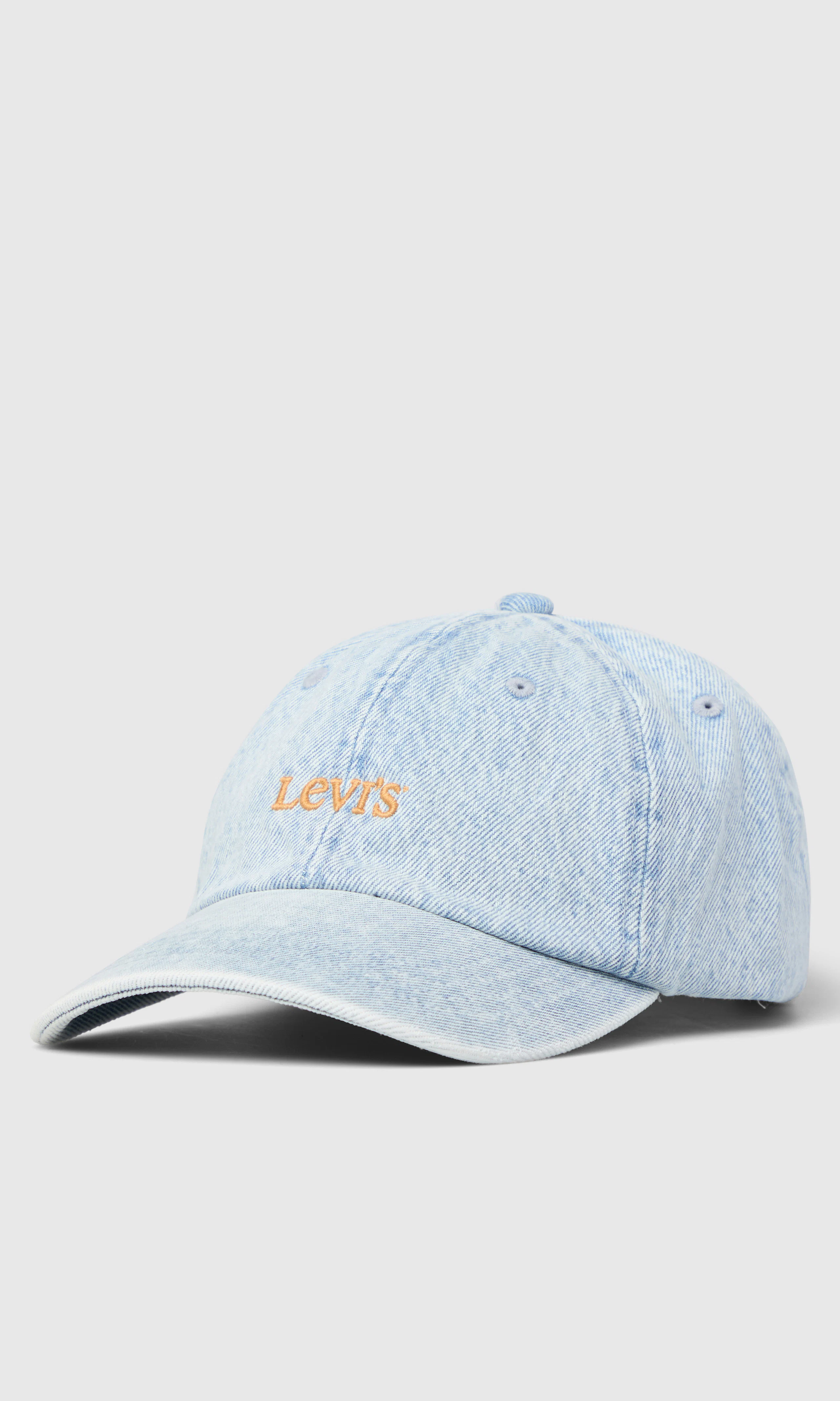Club Logo Lys Blå Caps. Front. Flat.