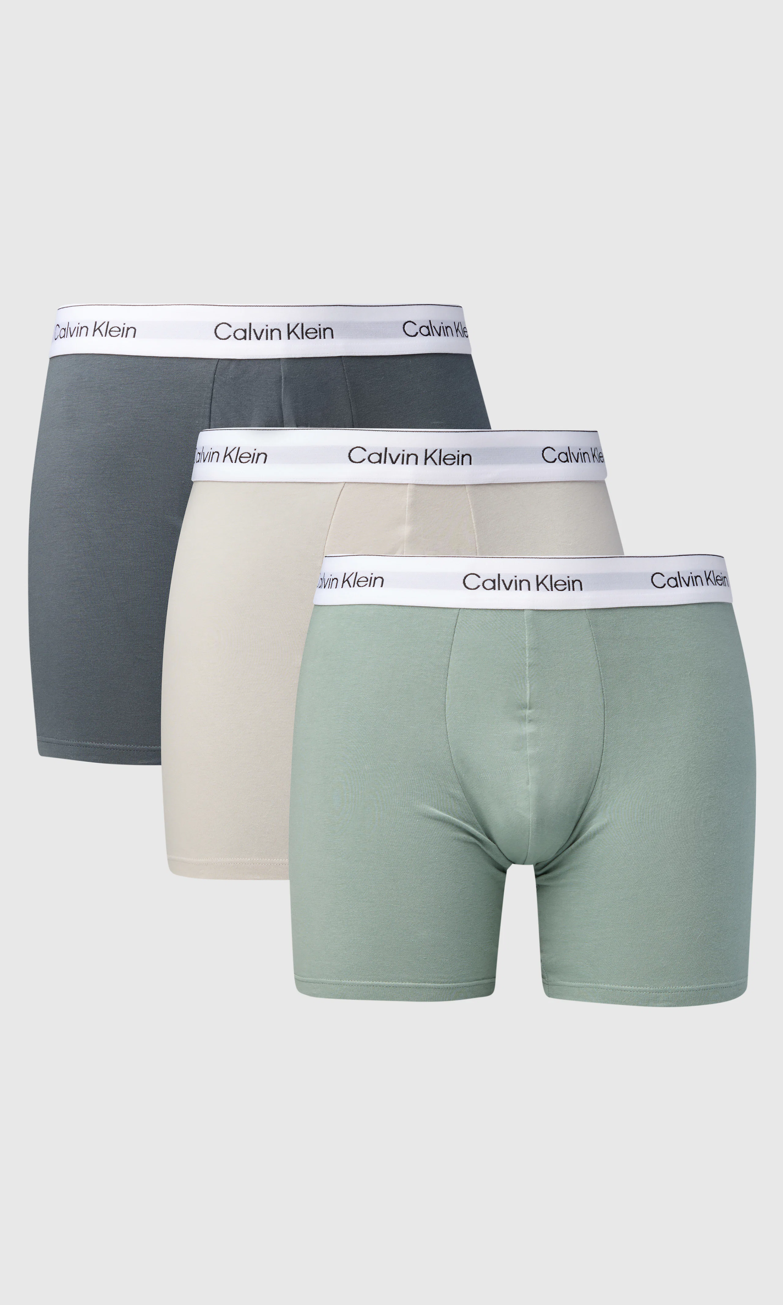 3-Pack Brief Multi Boxer. Front. Flat.