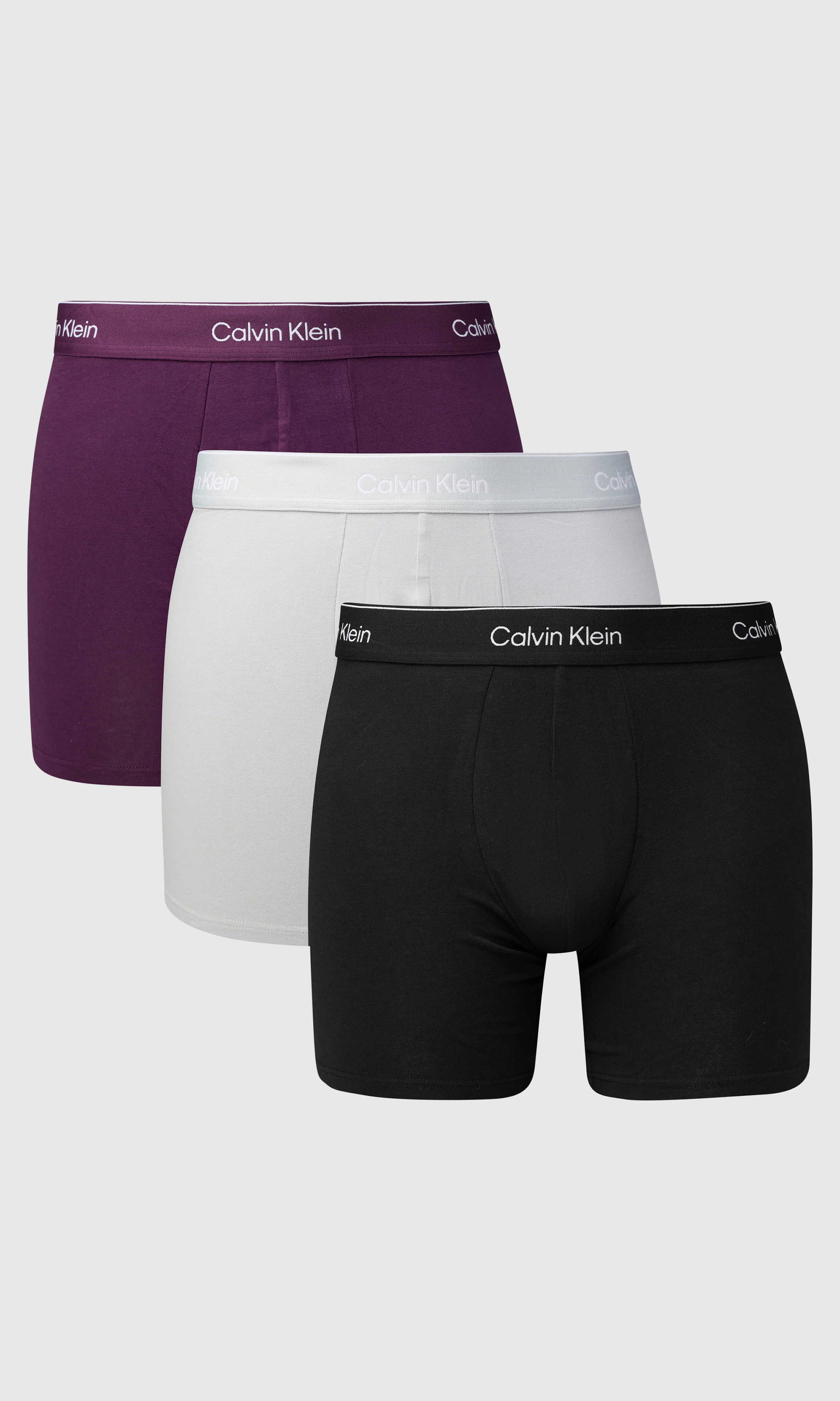3-Pack Brief Multi Boxer. Front. Flat.
