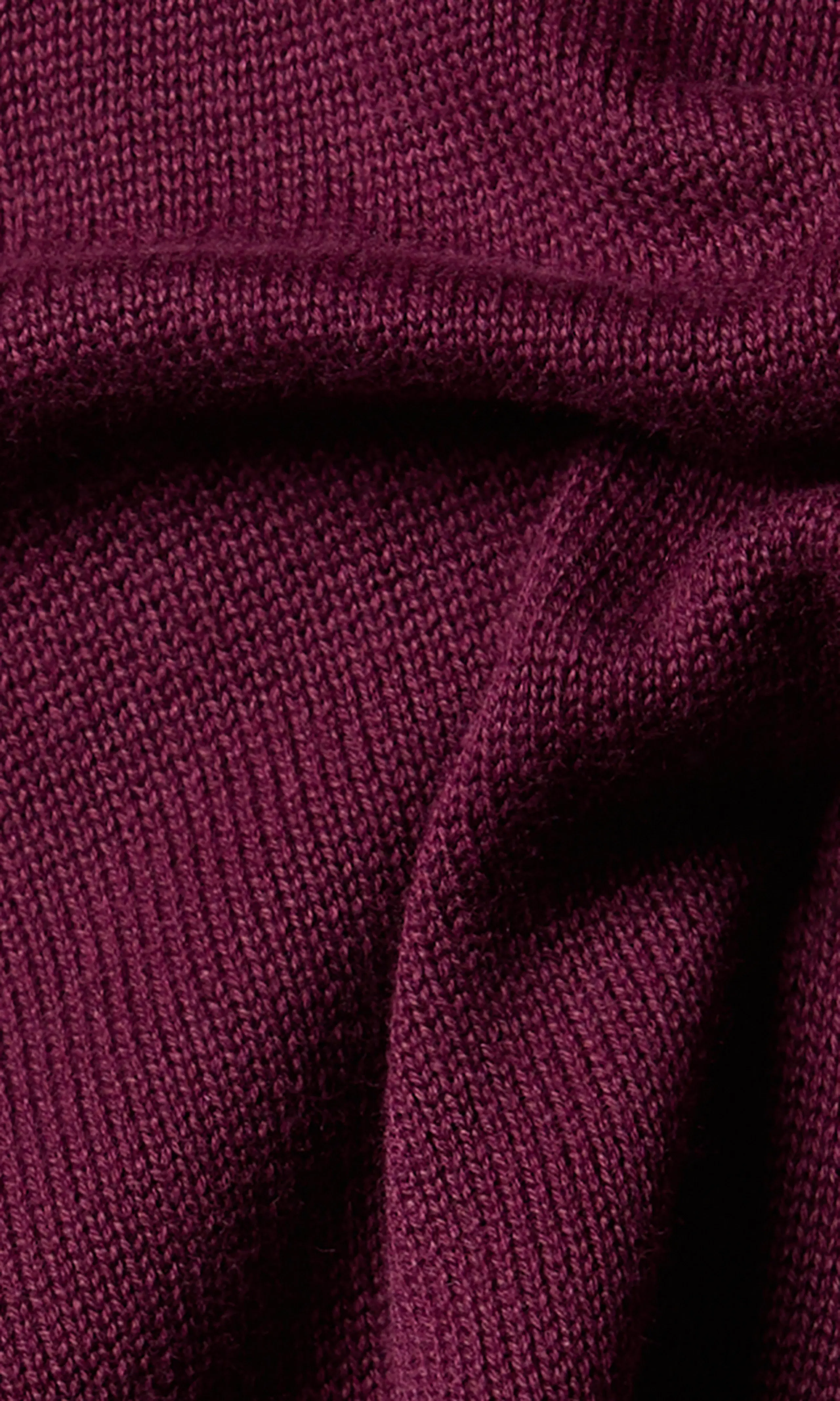 Flag Lightweight Slim Quarter-Zip Tröja. Detail 3. Flat.