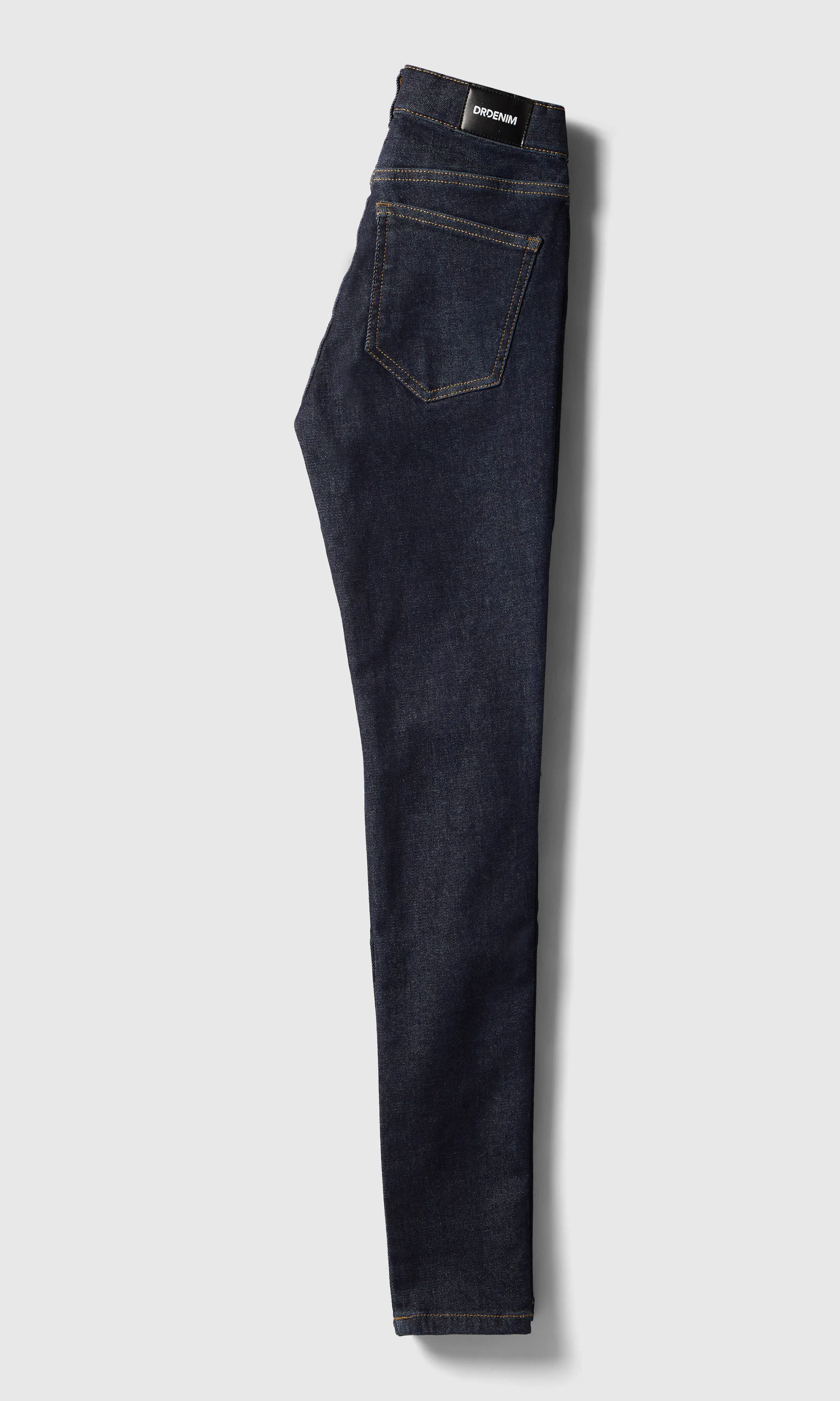 Lexy Mid Skinny Jeans. Back. Flat.