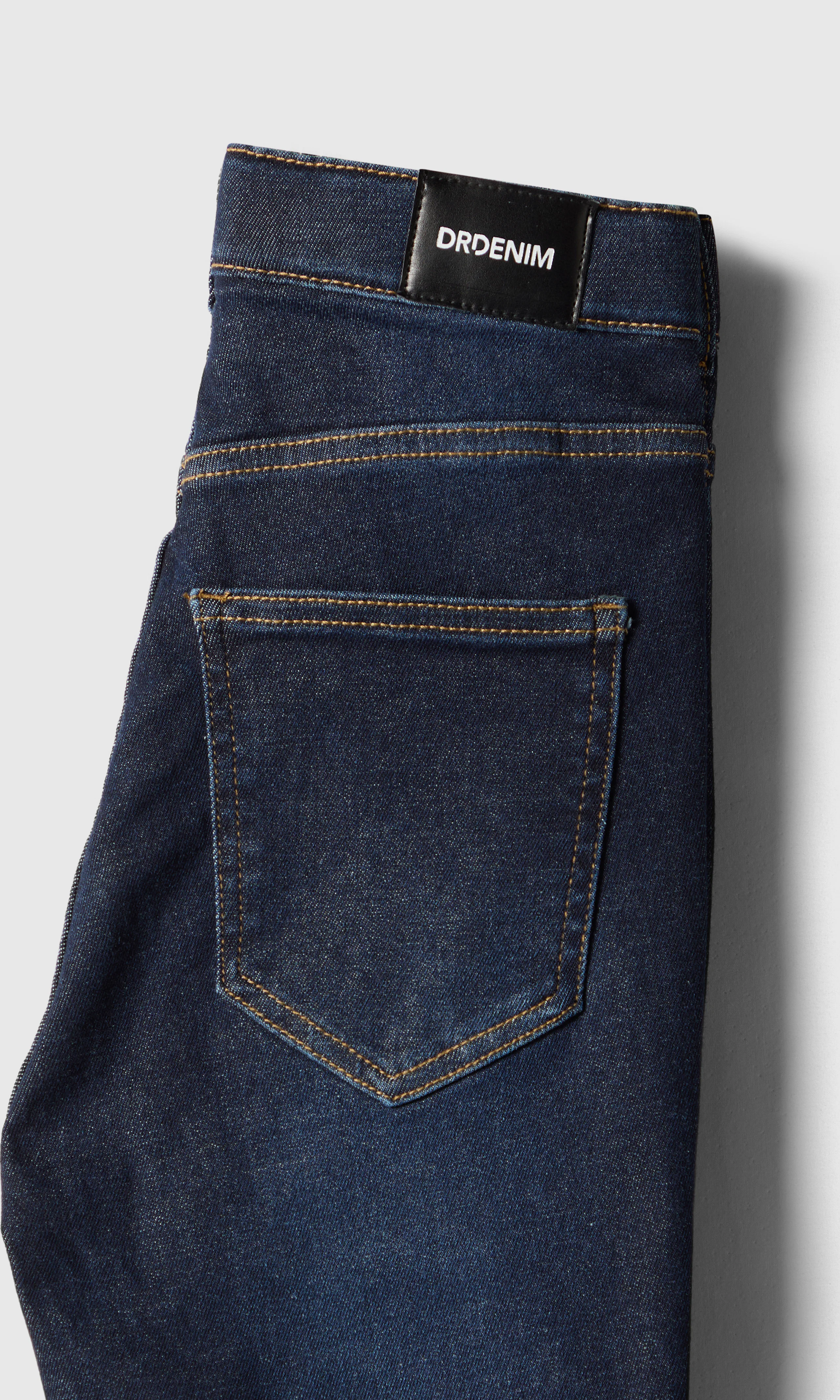 Moxy High Skinny Jeans. Detail 1. Flat.