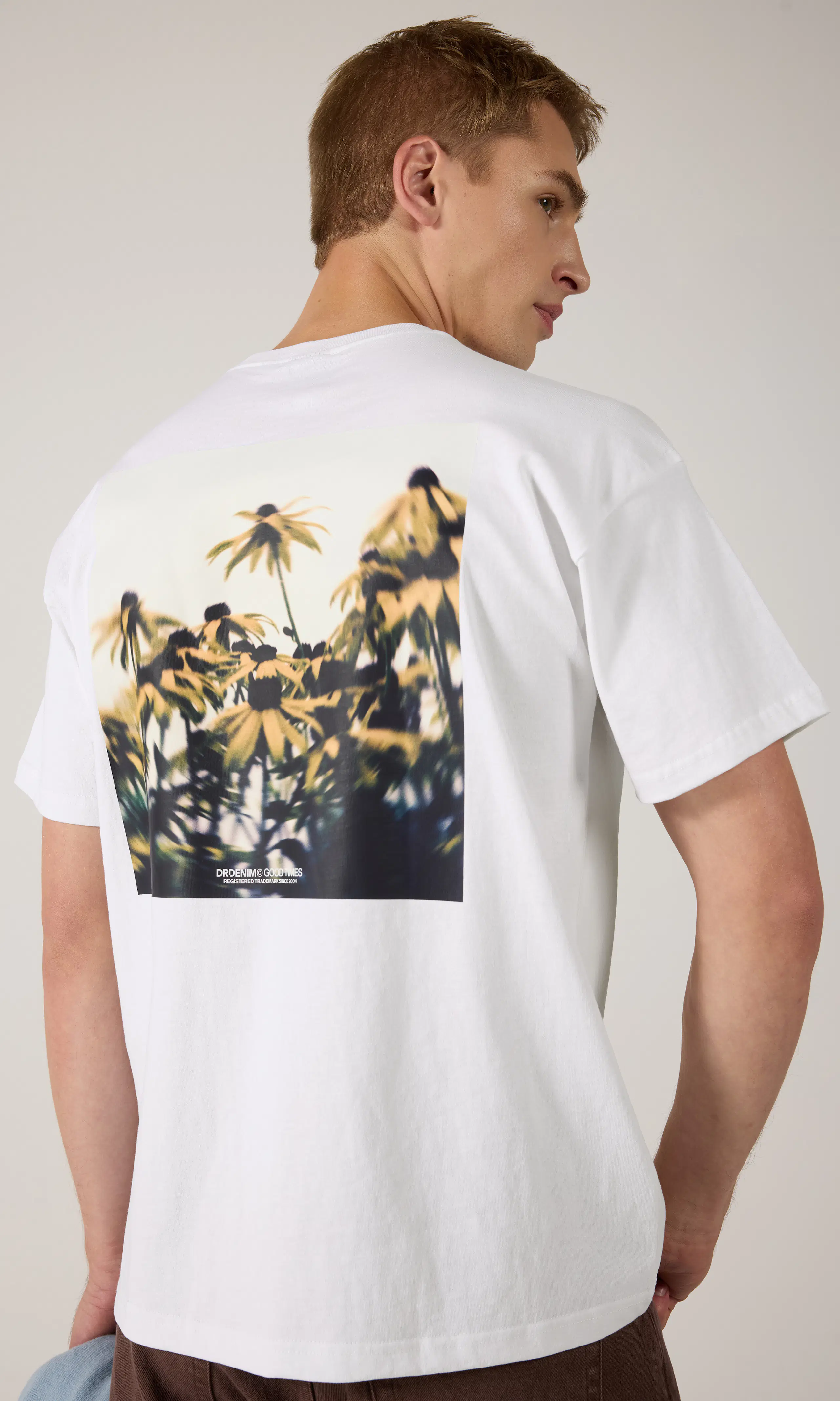 Trooper Tee T-Shirt. Front. Model.