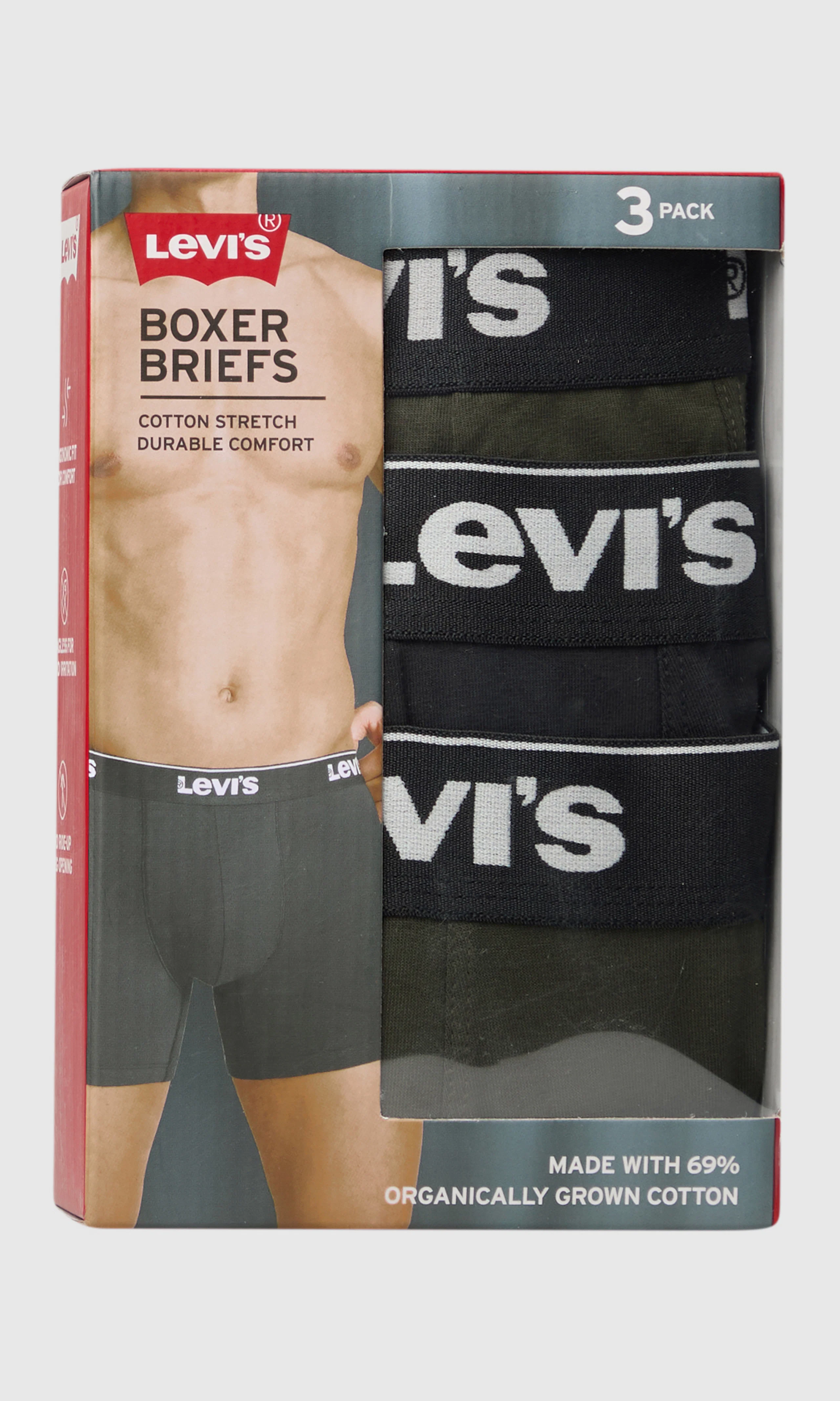 3-Pack Repeat Logo Boxer Brief. Detail 1. Flat.