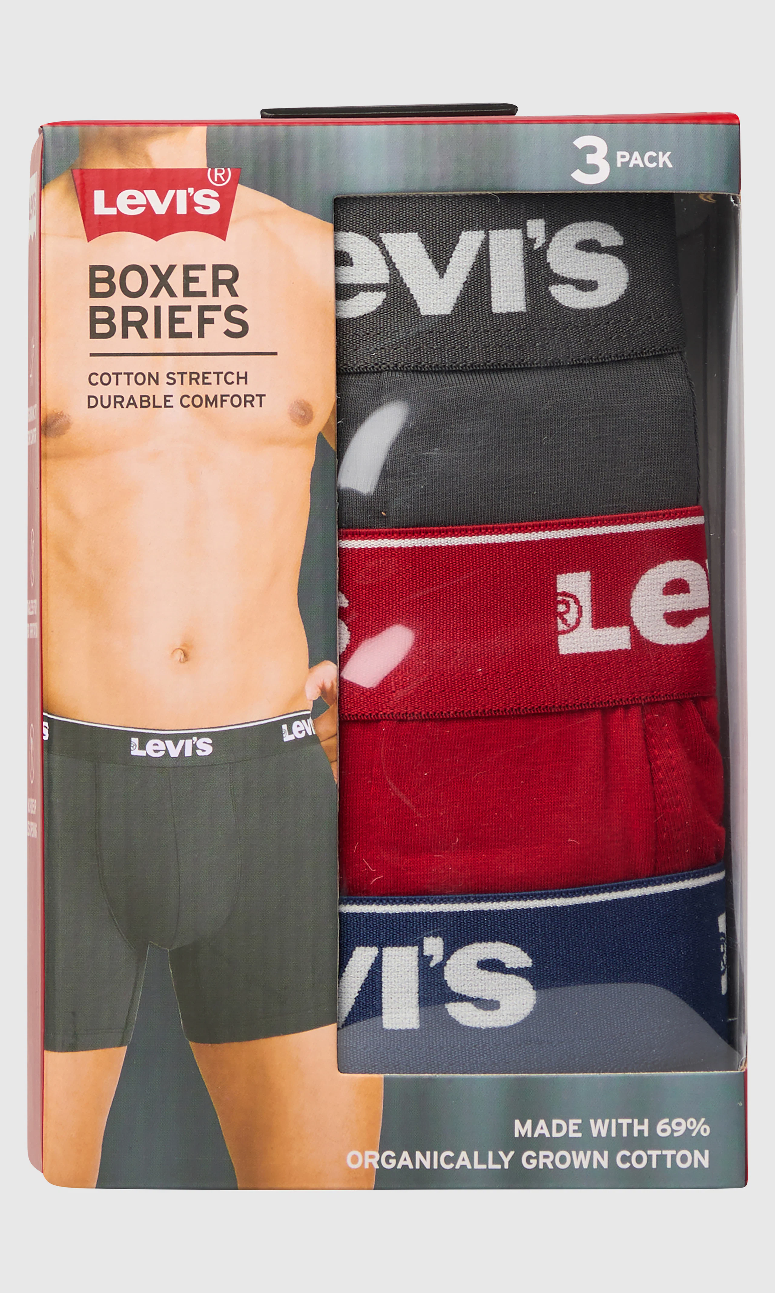 3-Pack Repeat Logo Brief Bokserit. Detail 1. Flat.