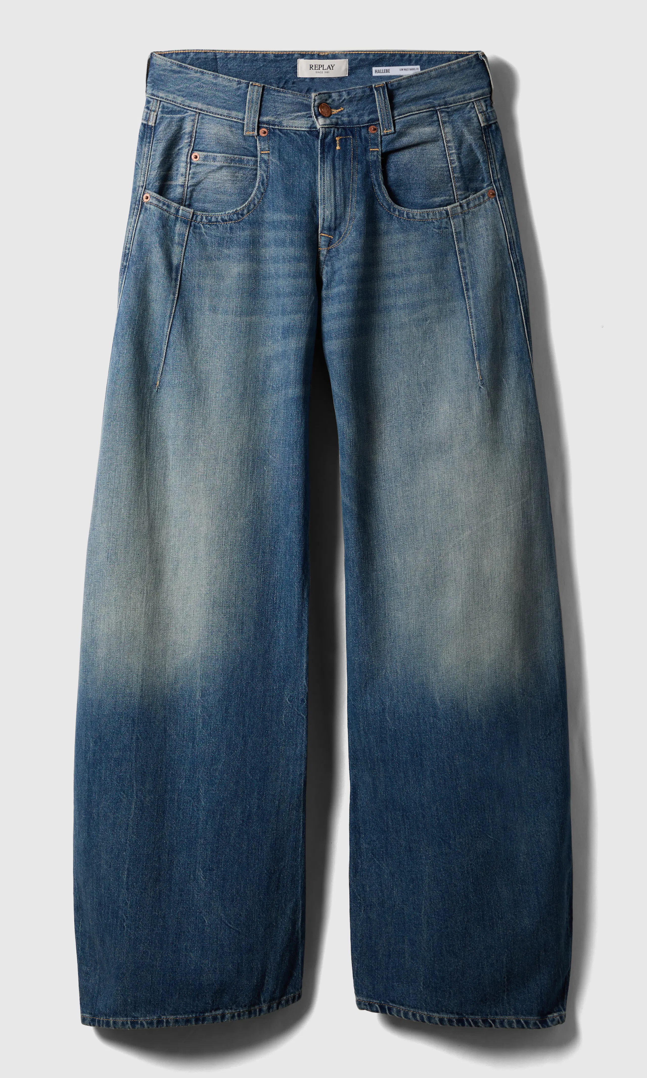 Medium blå